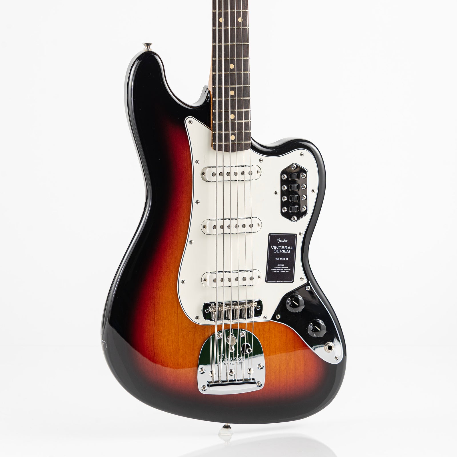 Fender Vintera II Limited Edition 60's Bass VI Electric Bass - 3 Tone Sunburst