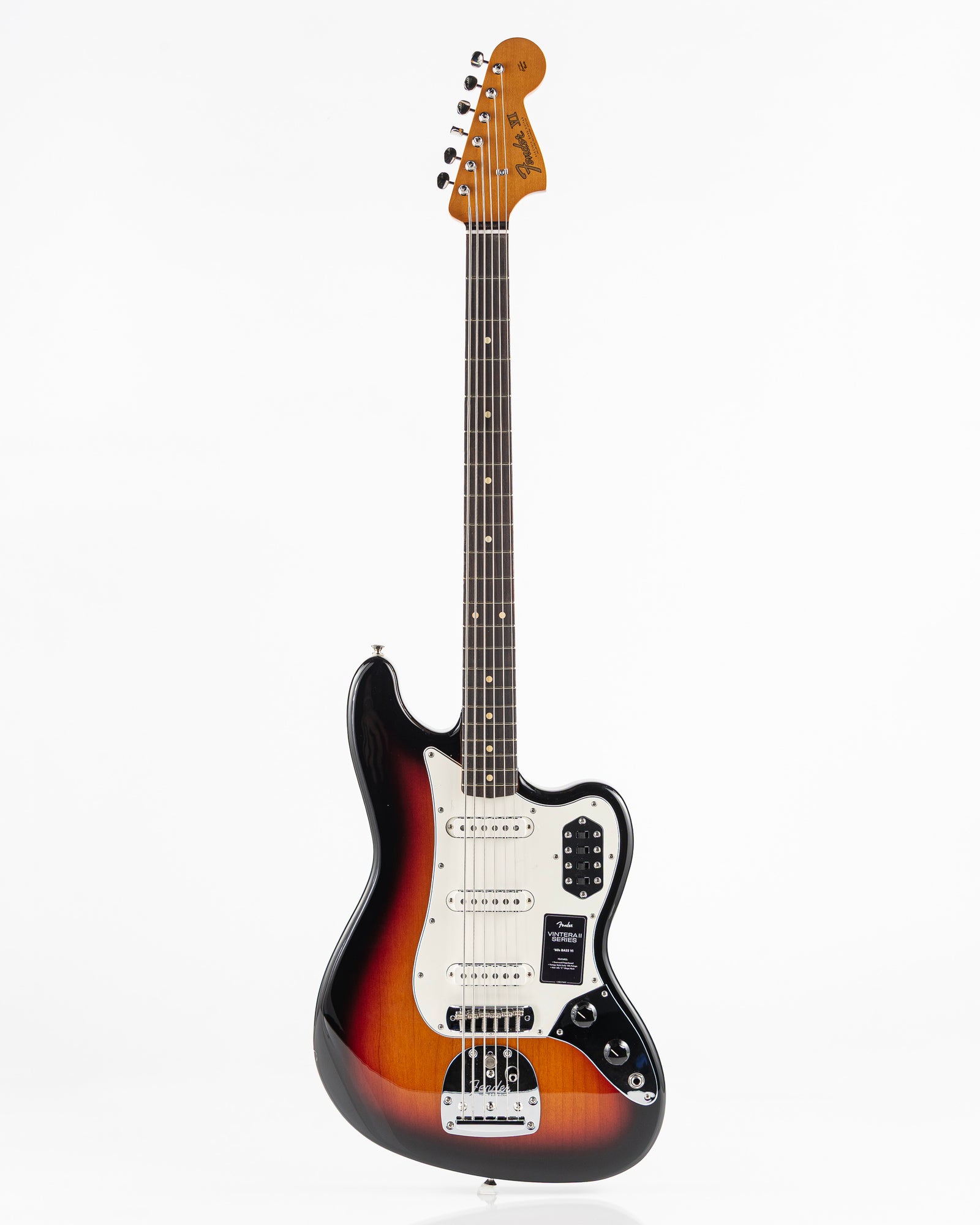 Fender Vintera II Limited Edition 60's Bass VI Electric Bass - 3 Tone Sunburst