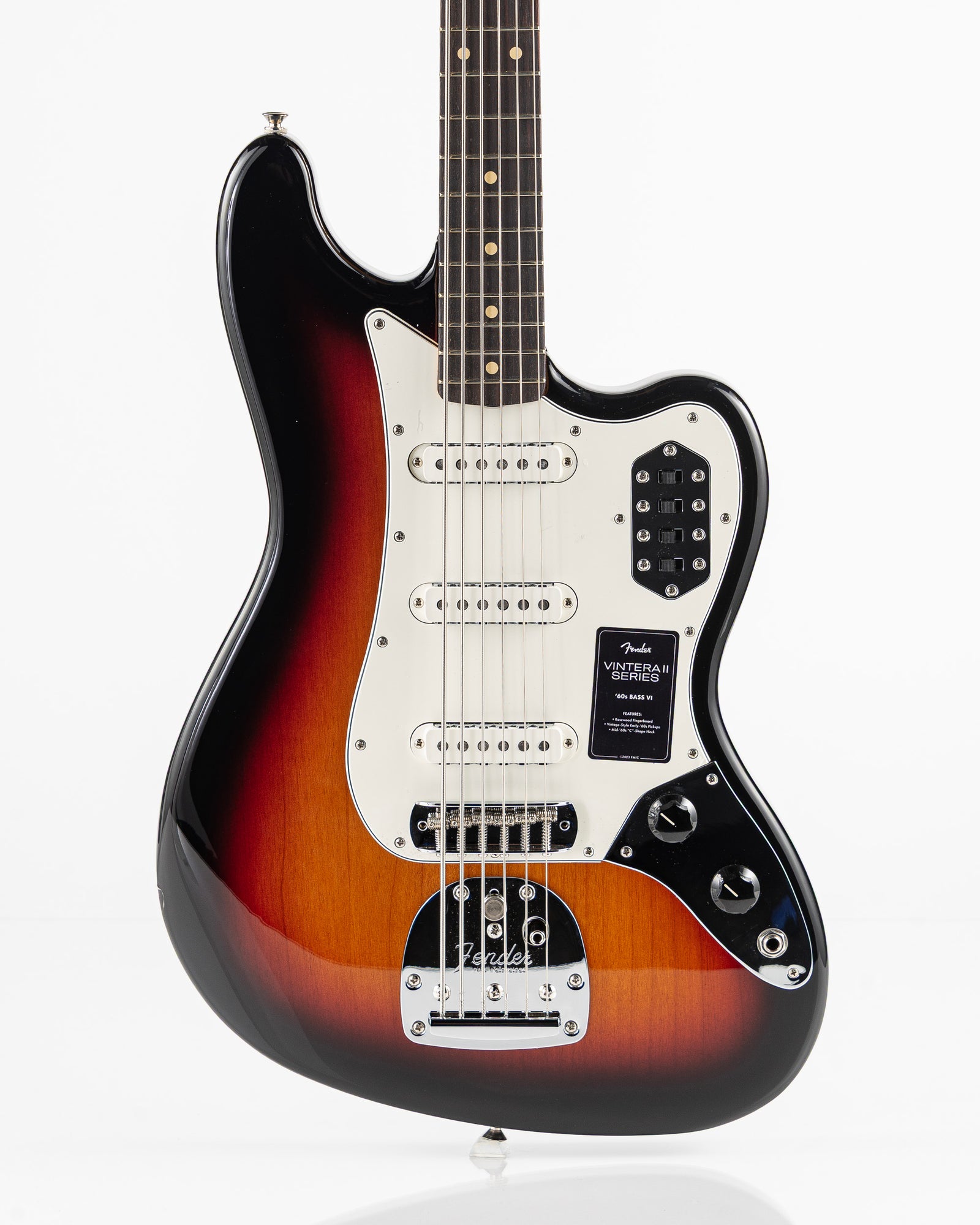 Fender Vintera II Limited Edition 60's Bass VI Electric Bass - 3 Tone Sunburst