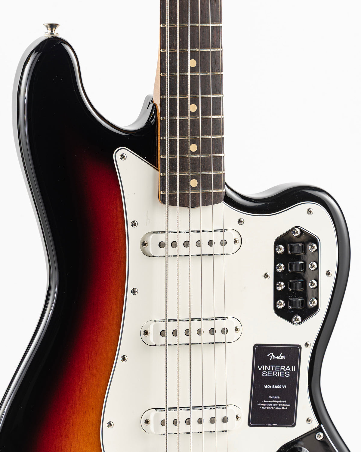 Fender Vintera II Limited Edition 60's Bass VI Electric Bass - 3 Tone Sunburst