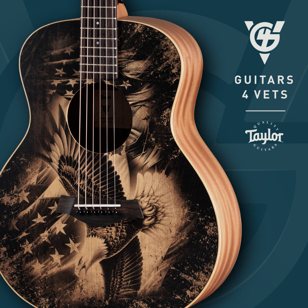 PREORDER Taylor Guitars 4 Vets GS Mini Acoustic Guitar - Americana Special Edition