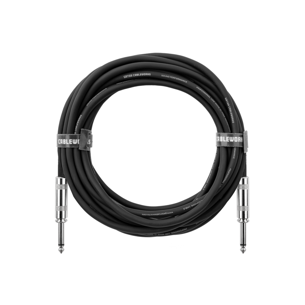 Gator GCWB-INS-20 Instrument Cable Straight to Straight - 20ft