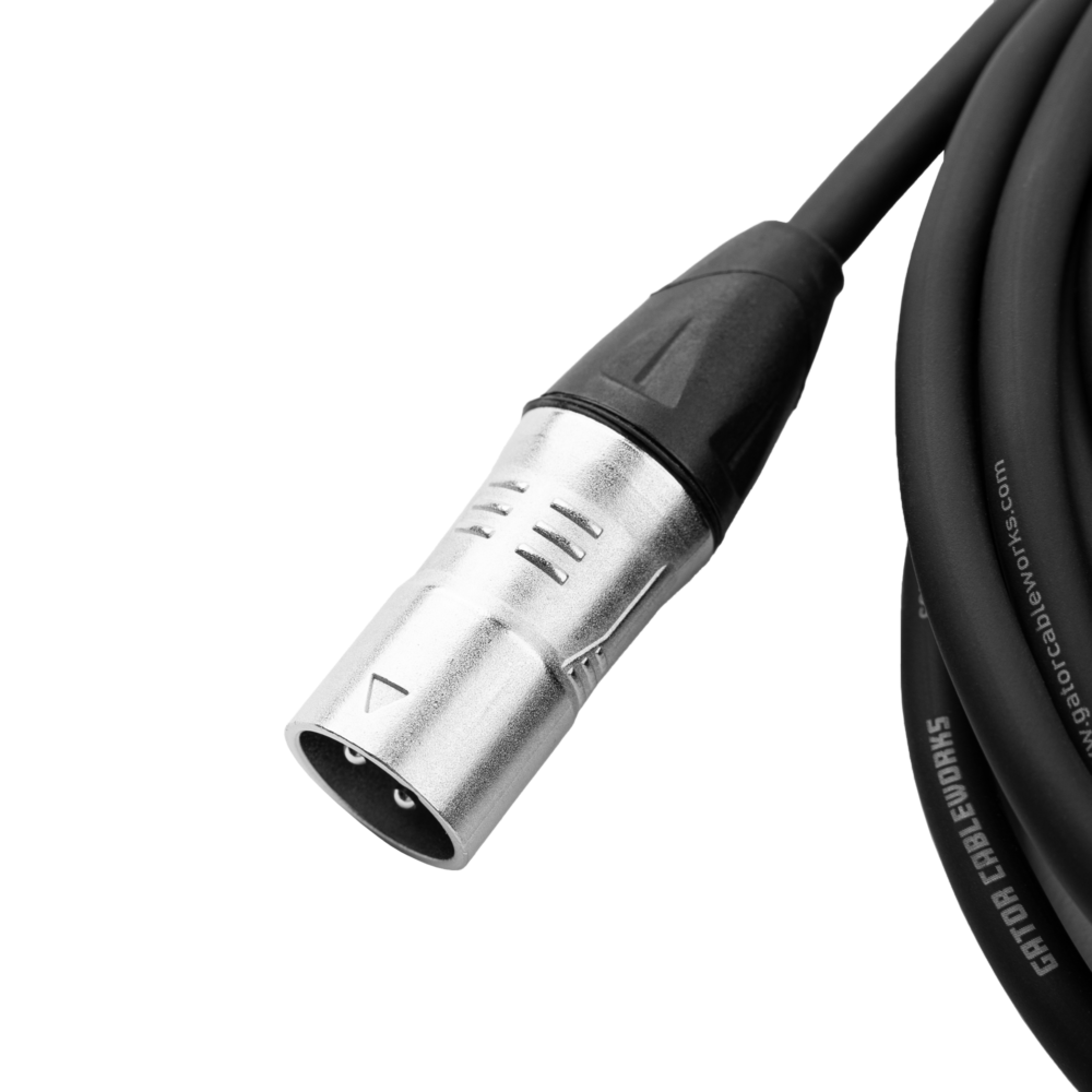 Gator GCWB-XLR-10 Microphone/Speaker Cable XLR Male to XLR Female - 10'