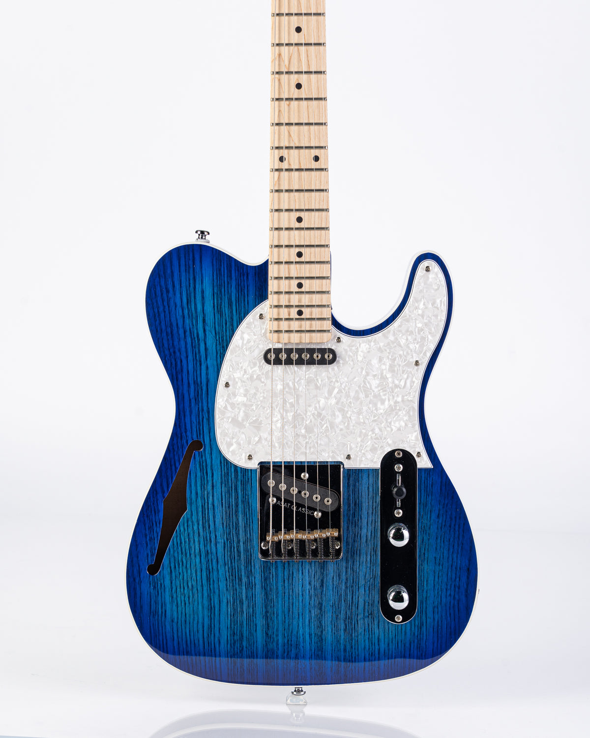 USED G&L ASAT Classic Tribute Semi-Hollow Blue Burst W/HSC