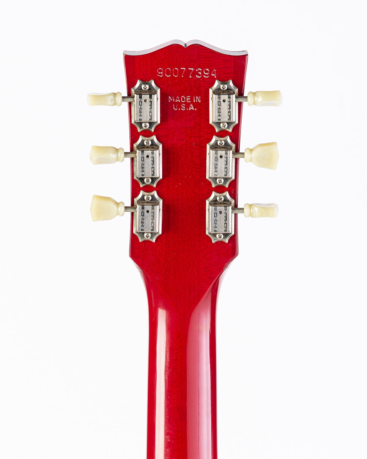 USED Gibson ES-135 Semi-hollow Electric Guitar with Bigsby Tremolo 1997- Transparent Cherry Red with HSC