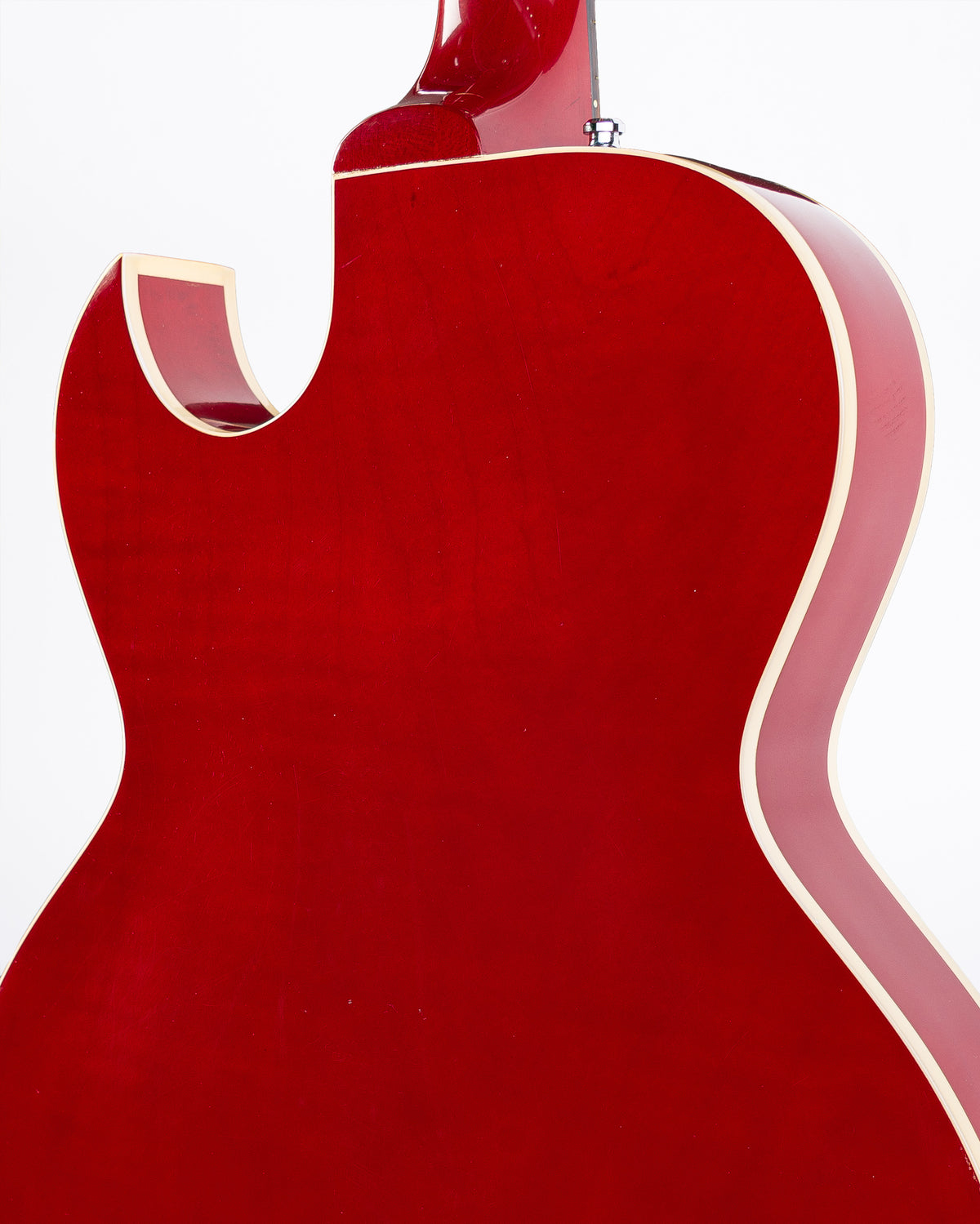 USED Gibson ES-135 Semi-hollow Electric Guitar with Bigsby Tremolo 1997- Transparent Cherry Red with HSC