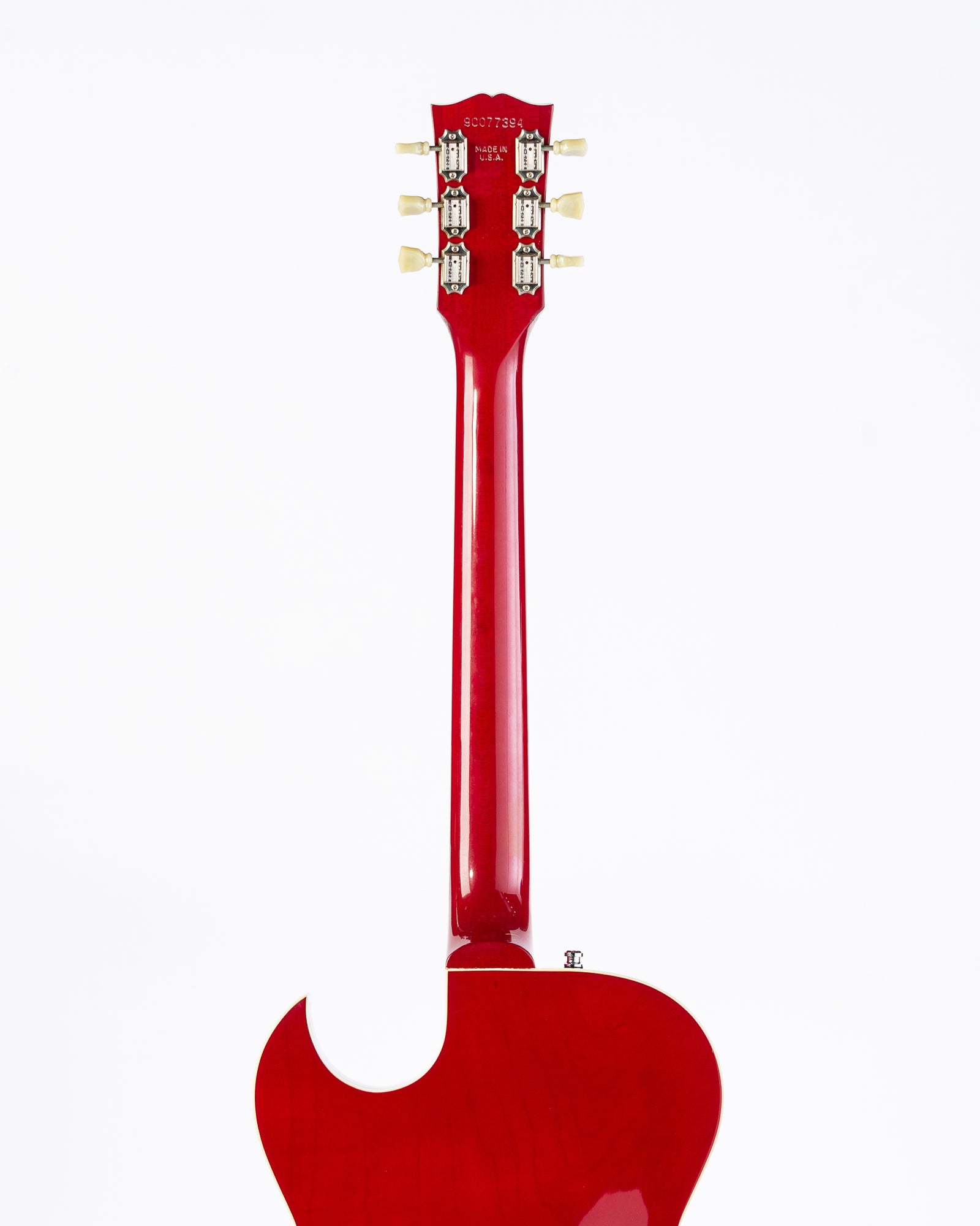 USED Gibson ES-135 Semi-hollow Electric Guitar with Bigsby Tremolo 1997- Transparent Cherry Red with HSC
