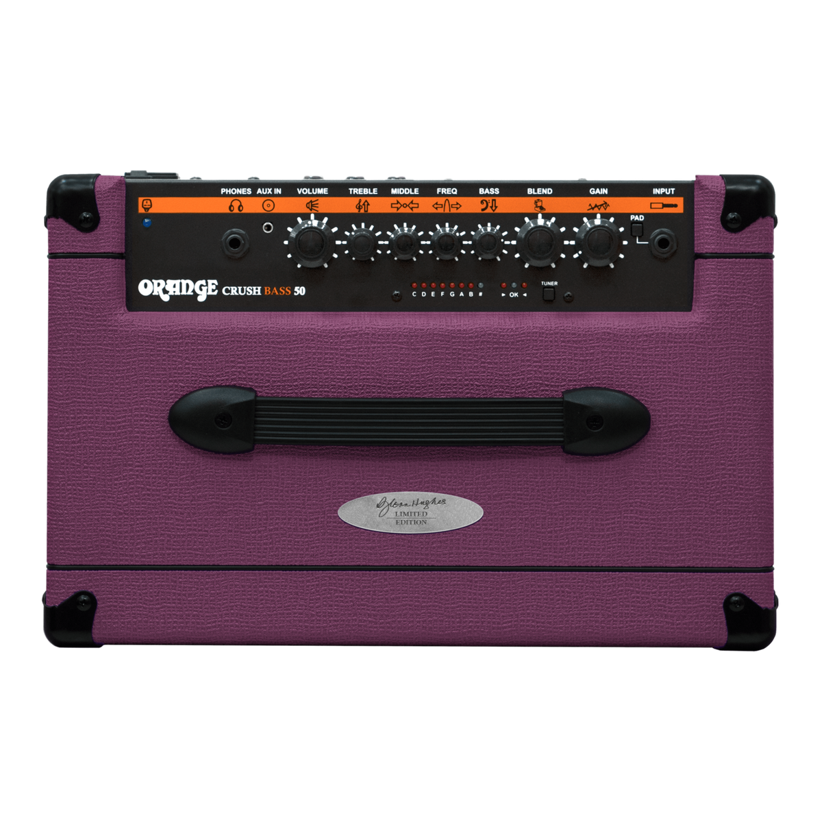 Orange Artist Signature Glenn Hughes Crush Bass 50 - Purple
