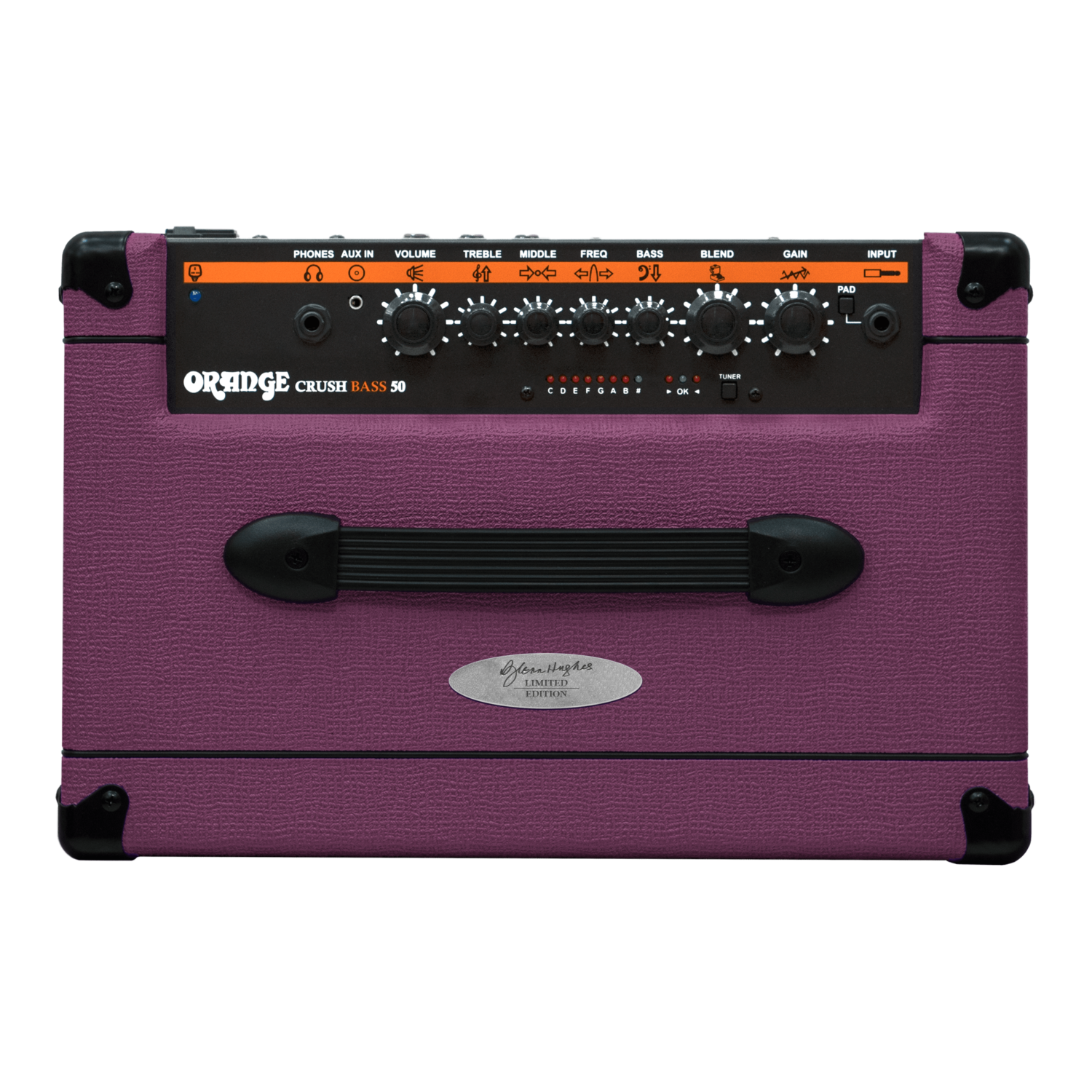 Orange Artist Signature Glenn Hughes Crush Bass 50 - Purple