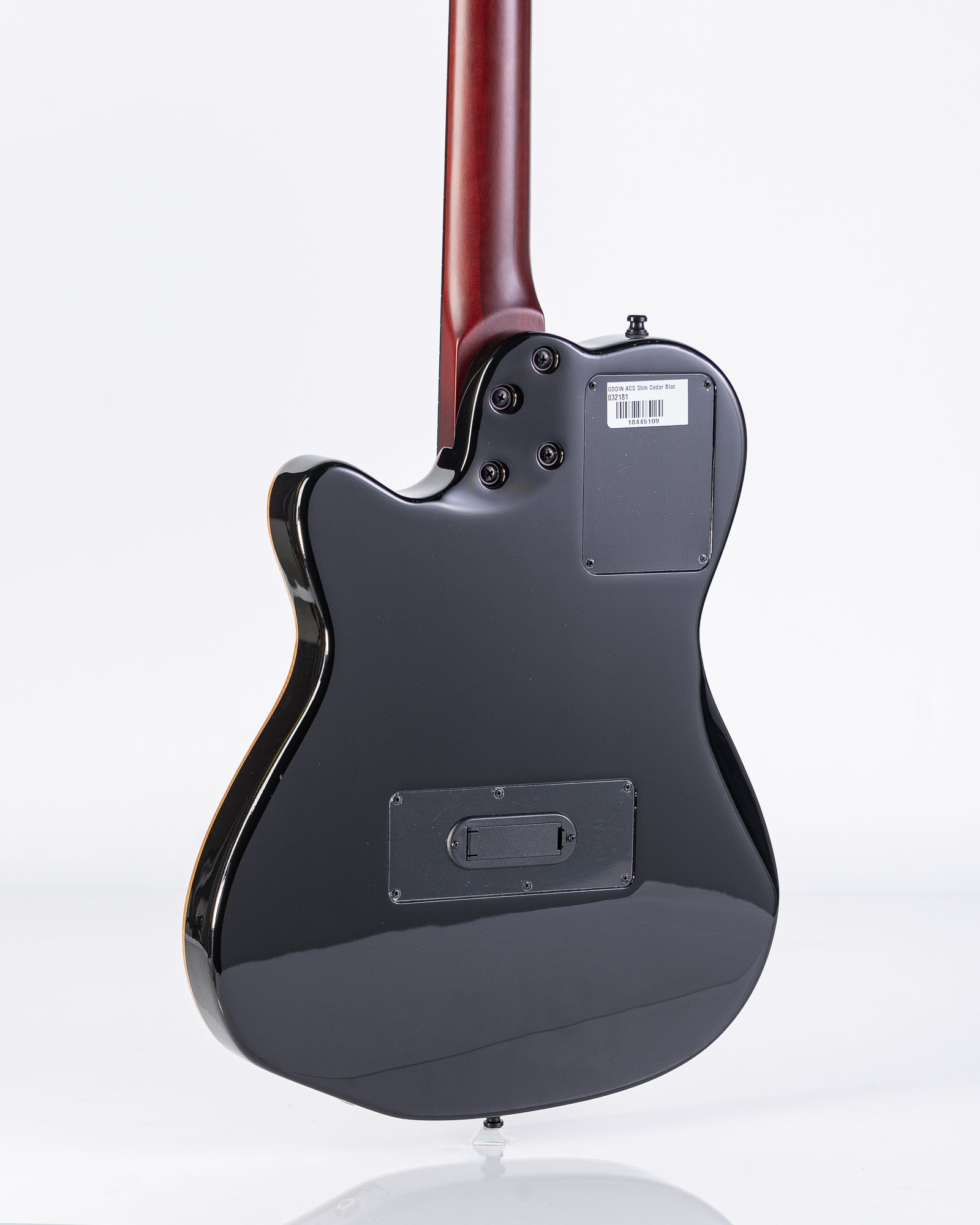 USED Godin ACS Slim Nylon HG - Black W/Hardshell Case