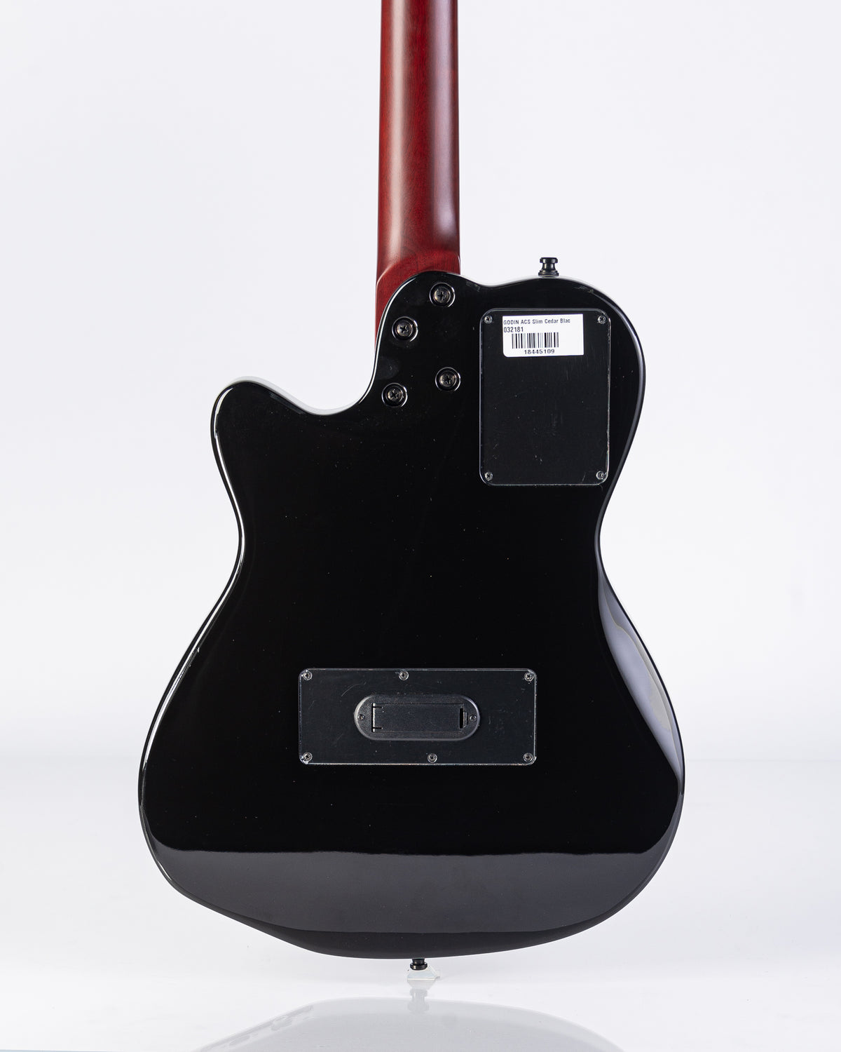 USED Godin ACS Slim Nylon HG - Black W/Hardshell Case