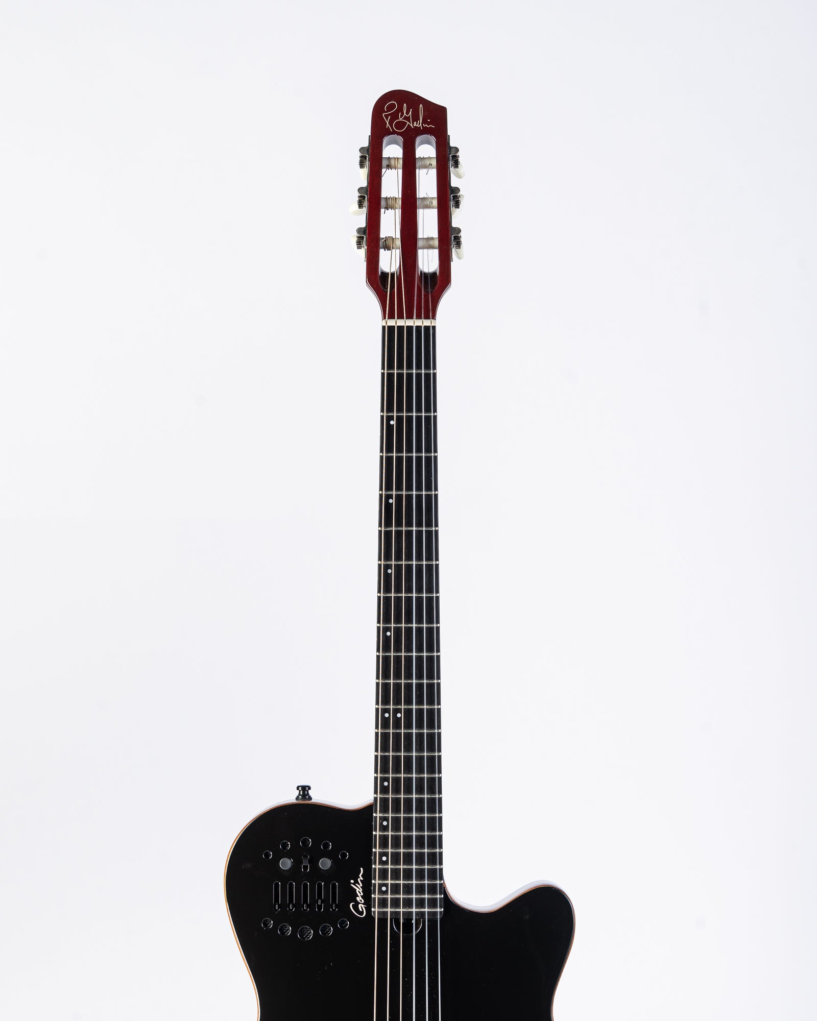Amazon.com: Godin Multiac Series-ACS Black Slim Guitar
