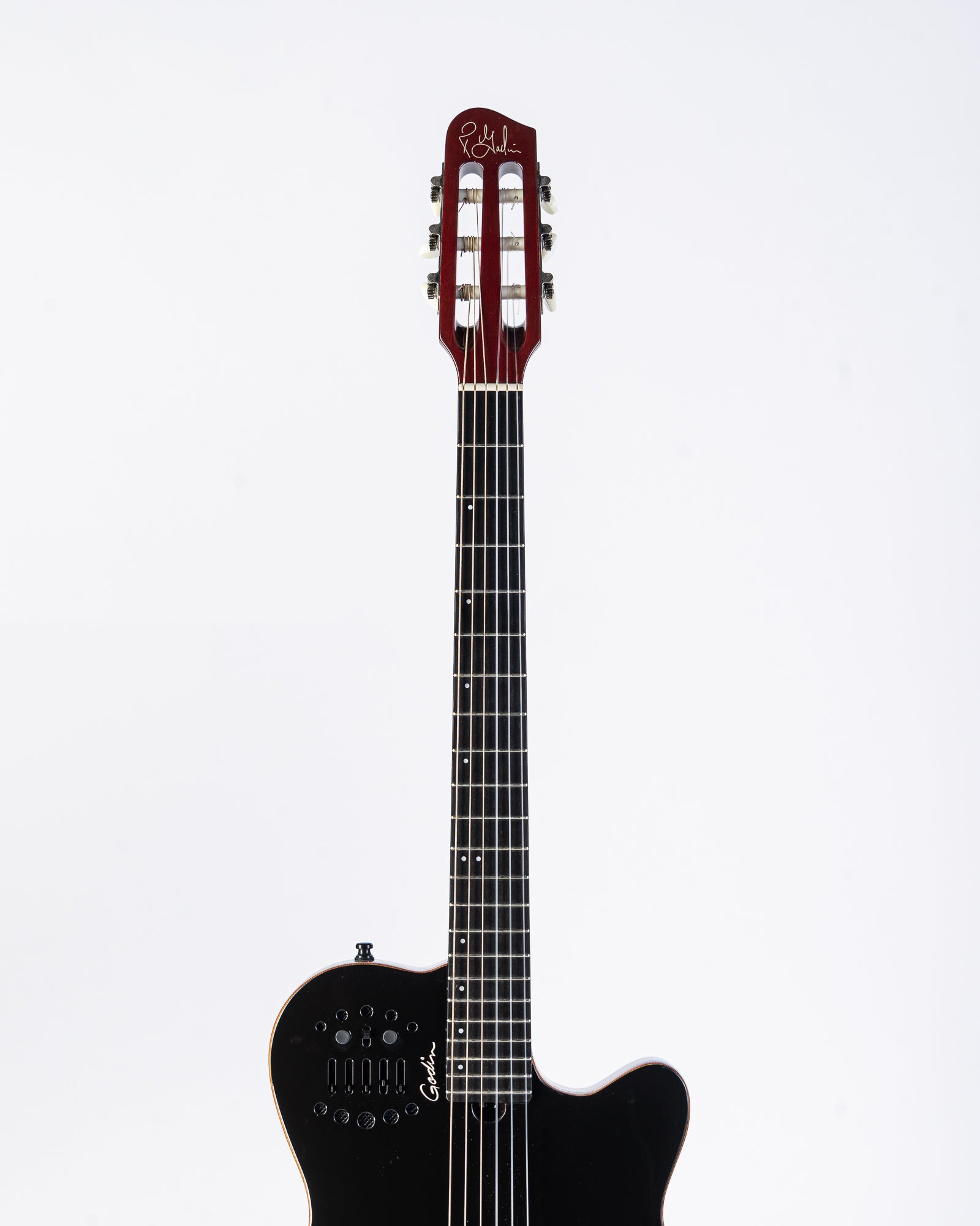 Godin multiac acs-sa slim 2025 nylon black pearl hg