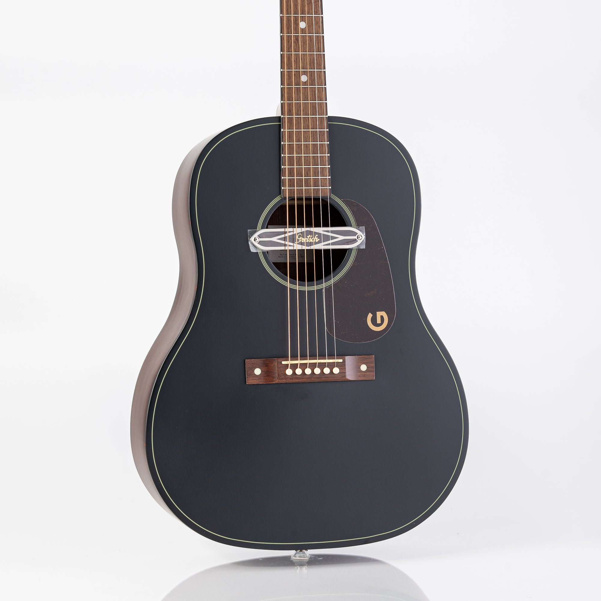 Gretsch Deltoluxe Dreadnought Acoustic Guitar - Black Top