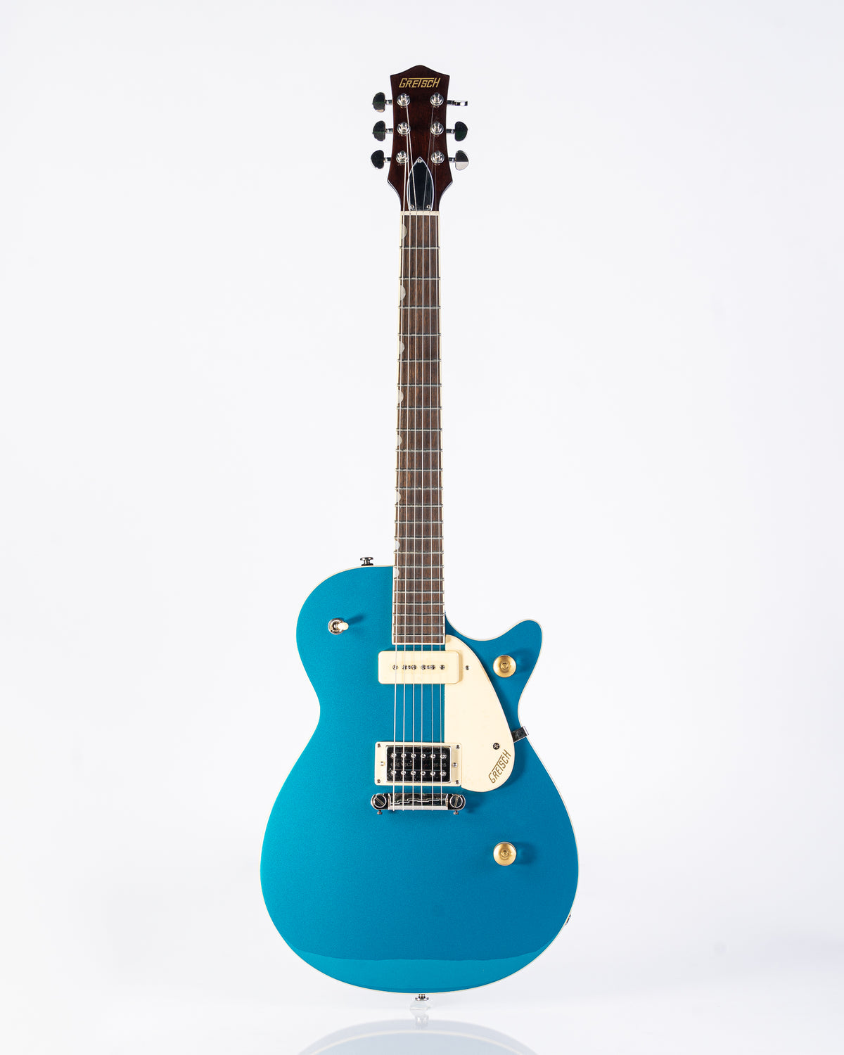 Gretsch G2215-P90 Streamliner Junior Jet Club with Laurel Fingerboard - Ocean Turquoise