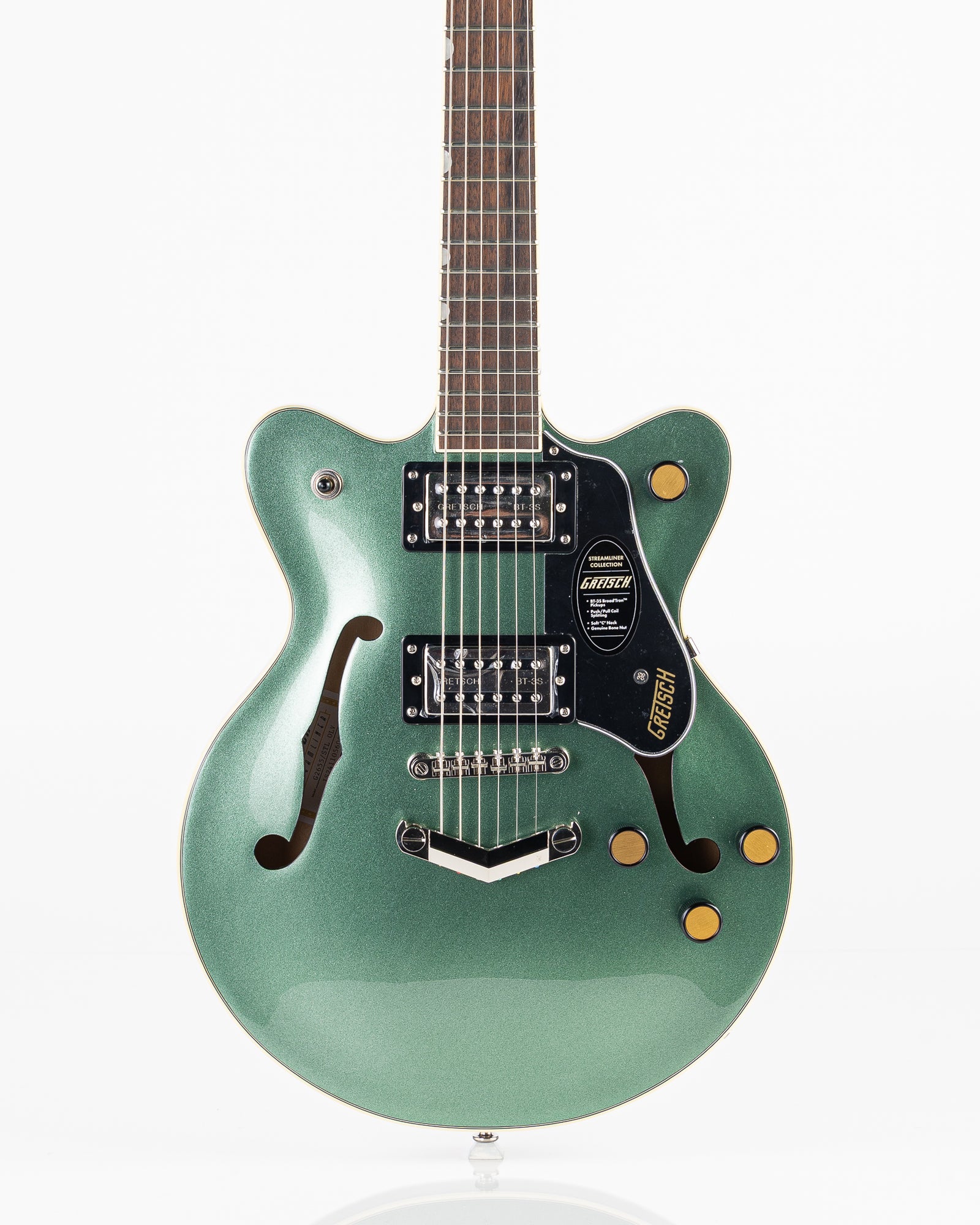 Gretsch G2655 Streamliner Center Block Jr. Double-Cut Electric Guitar - Steel Olive