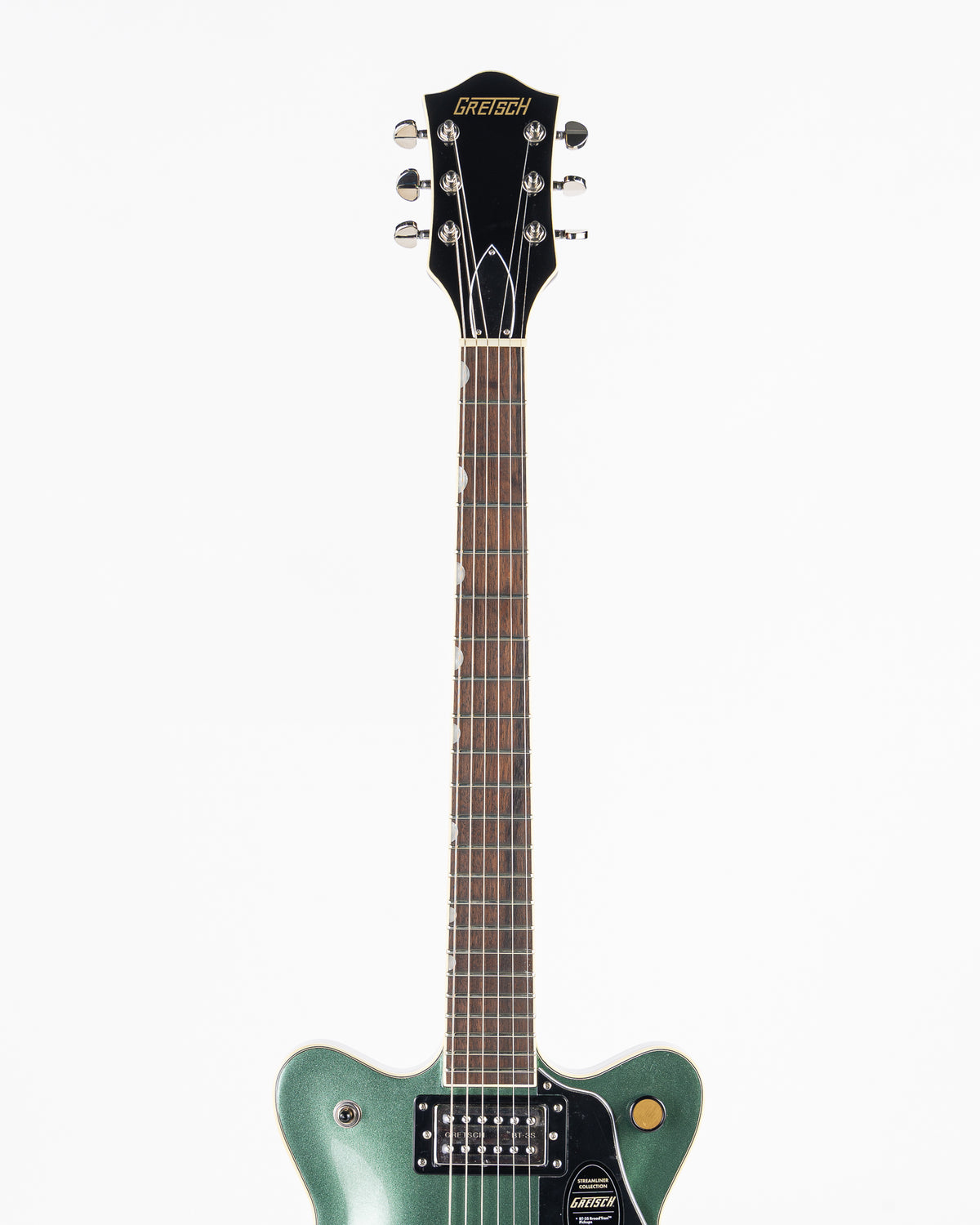 Gretsch G2655 Streamliner Center Block Jr. Double-Cut Electric Guitar - Steel Olive