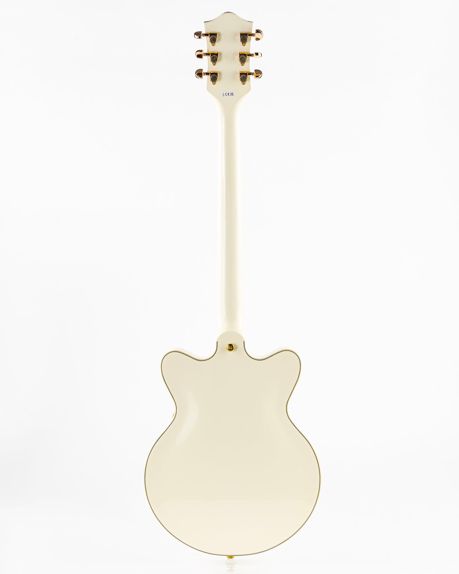 Gretsch G2655TG Streamliner Center Block Jr. Double-Cut with Bigsby Electric Guitar - Vintage White