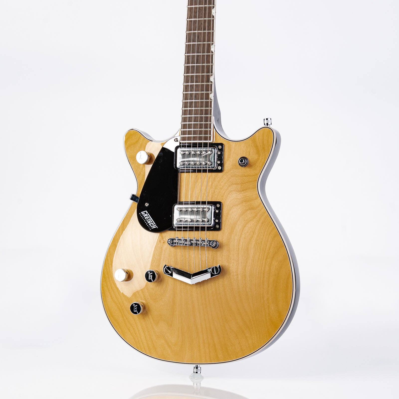 Gretsch G5222LH Electromatic Double Jet BT with V-Stoptail Left-Handed Natural