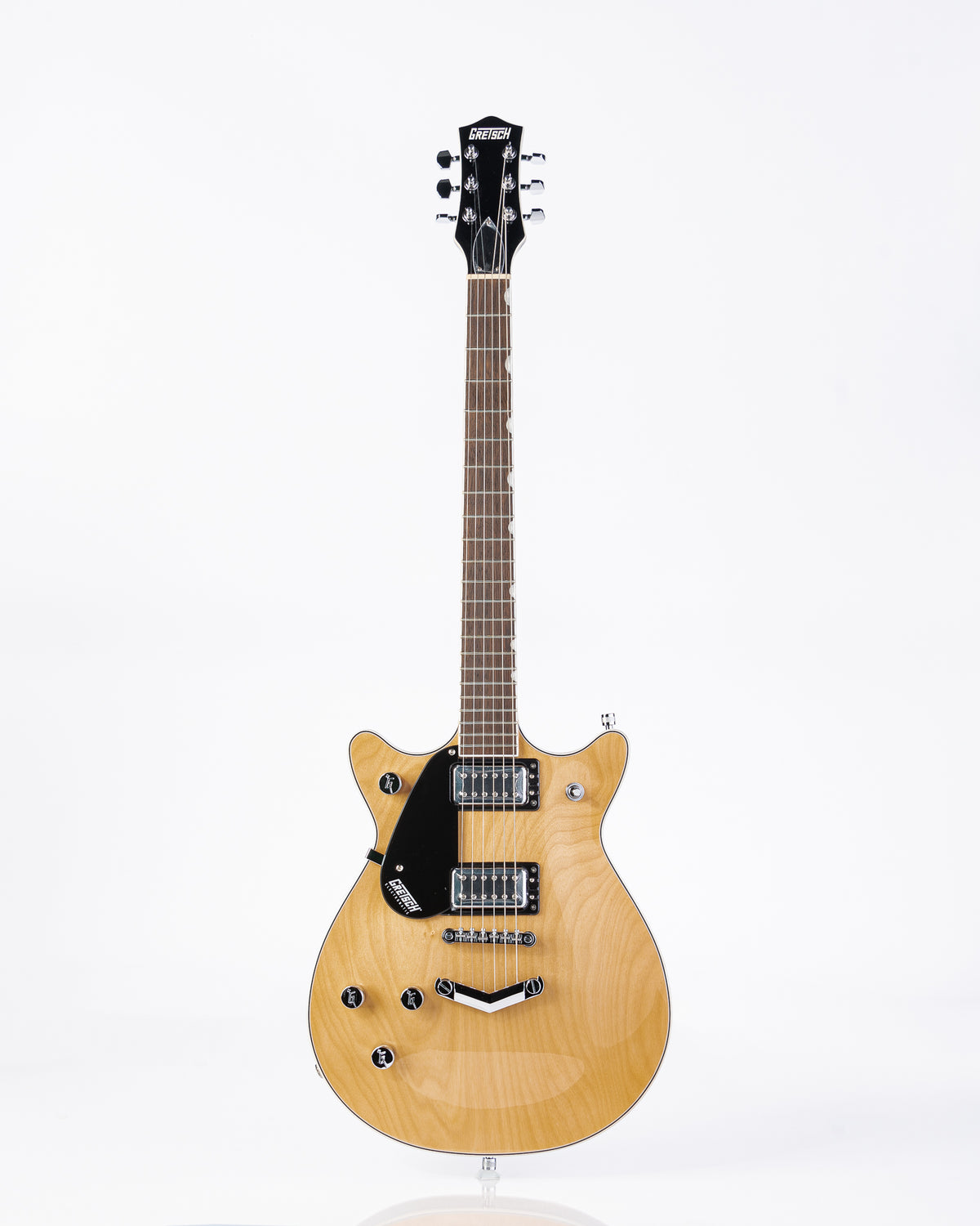 Gretsch G5222LH Electromatic Double Jet BT with V-Stoptail Left-Handed Natural