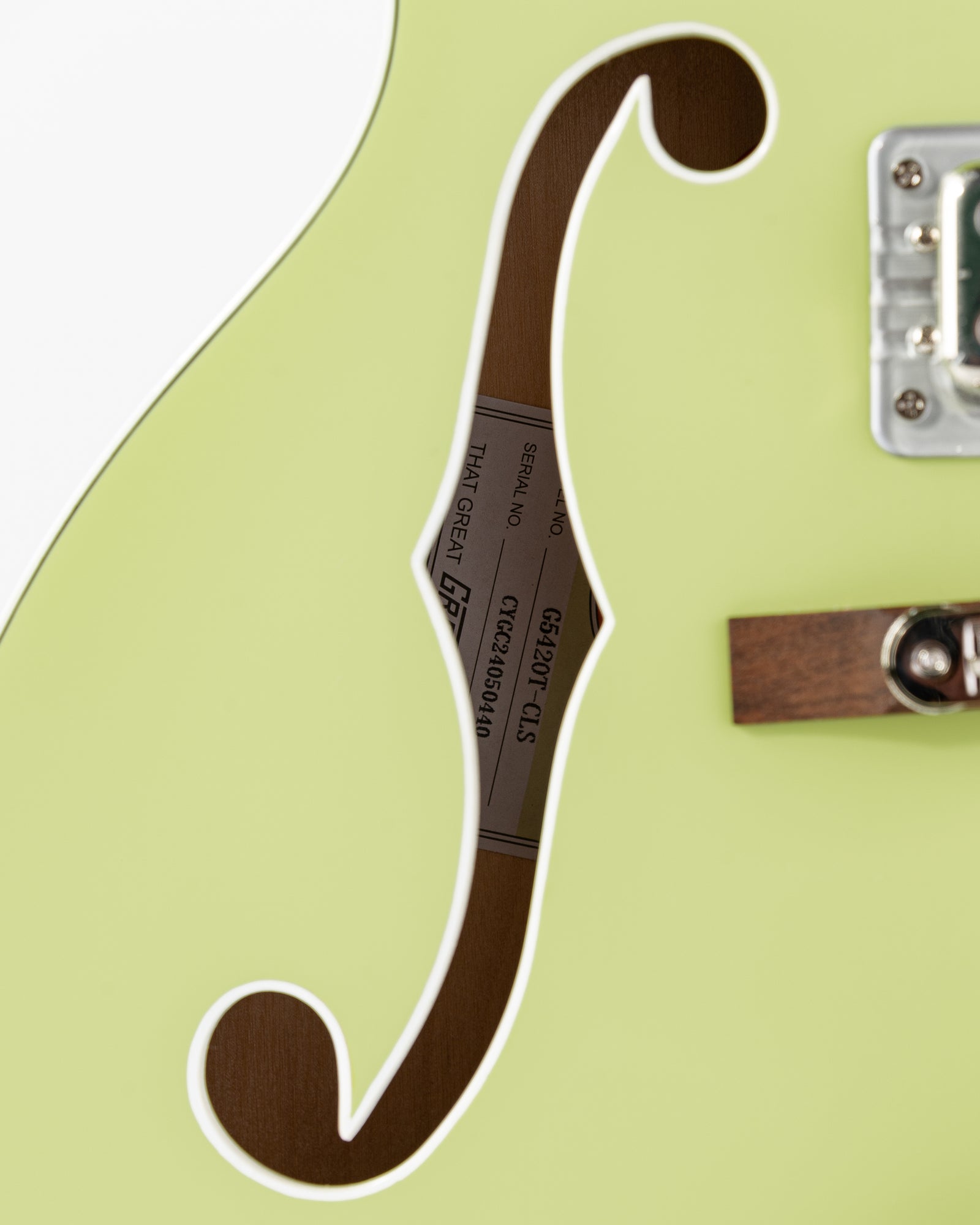 Gretsch G5420T Electromatic Classic Hollow Body Single-Cut with Bigsby Electric Guitar- Two-Tone Anniversary Green