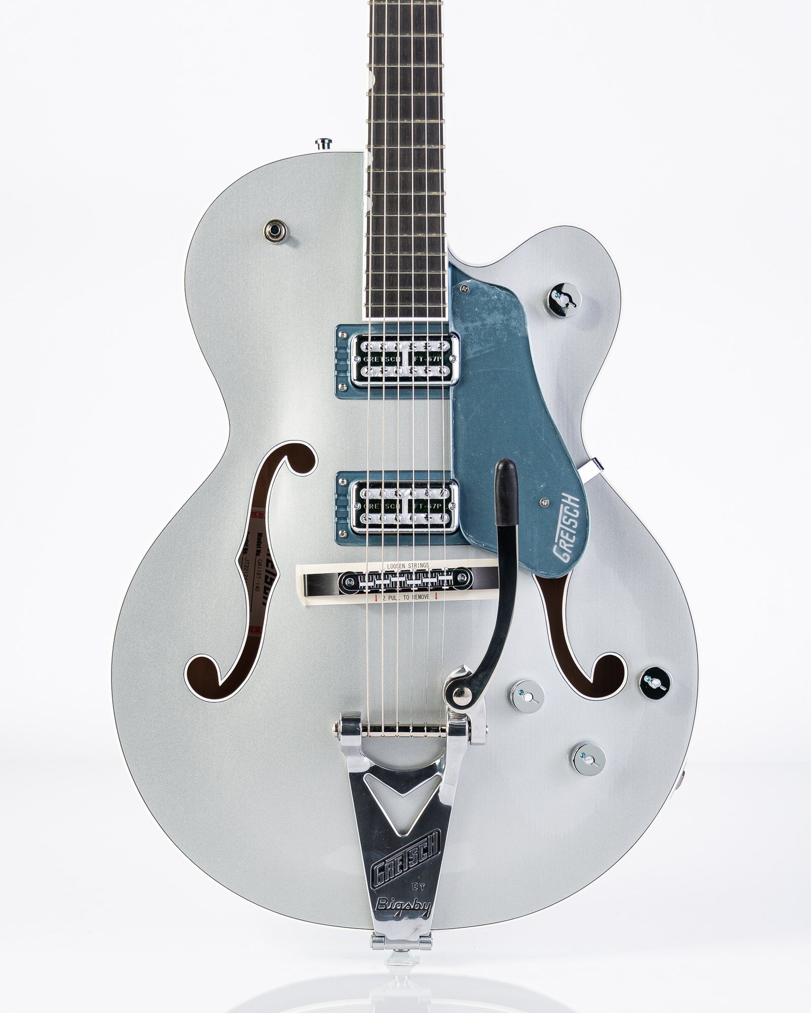 B-STOCK Gretsch G6118T-140 Limited 140th Double Platinum Anniversary Electric Guitar - Two-Tone Pure Platinum/Stone Platinum