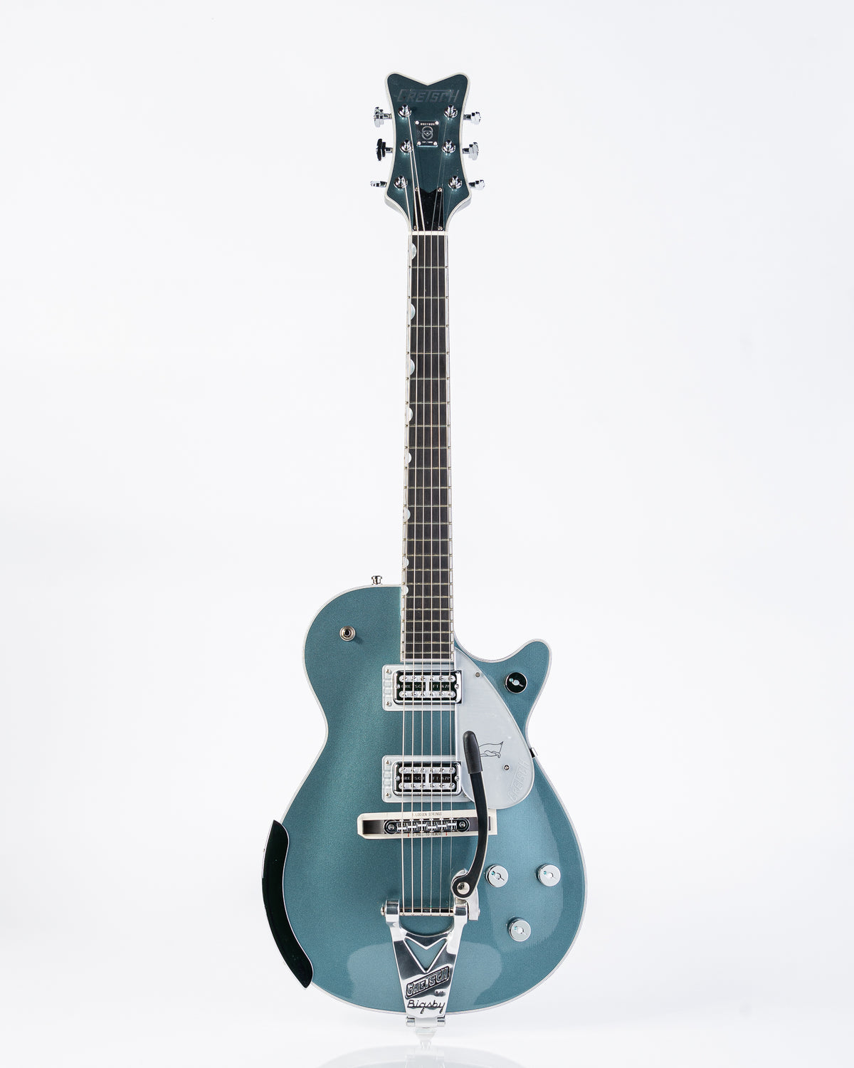 B-STOCK Gretsch G6134T-140 Limited Edition 140th Double Platinum Penguin Electric Guitar - Two-Tone Platinum/Pure Platinum