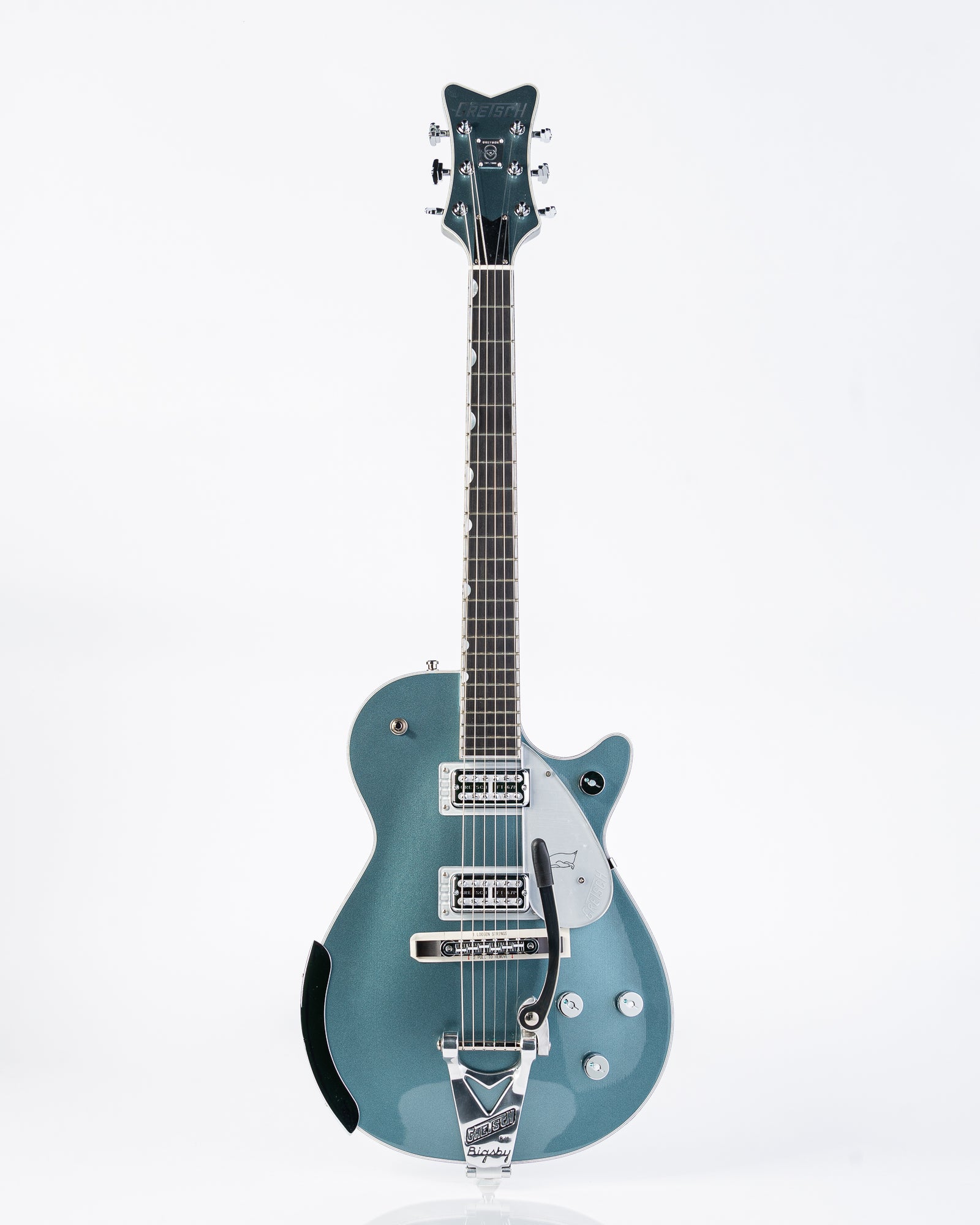 B-STOCK Gretsch G6134T-140 Limited Edition 140th Double Platinum Penguin Electric Guitar - Two-Tone Platinum/Pure Platinum