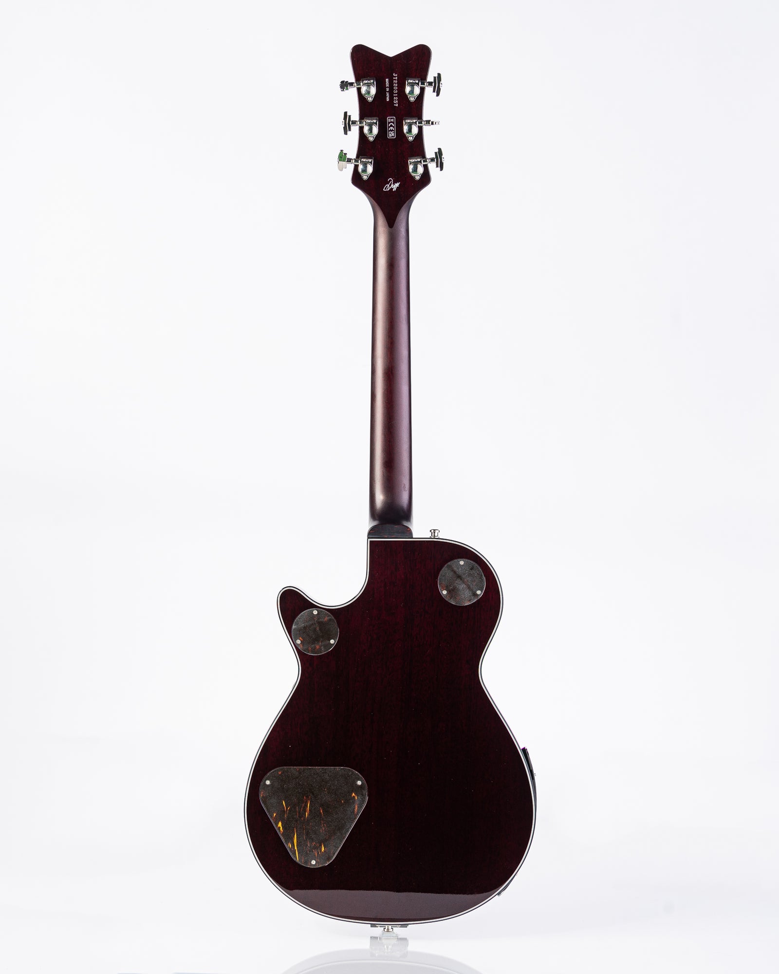 Gretsch G6134TFM-NH Nigel Hendroff Signature Penguin with Ebony Fingerboard - Dark Cherry Metallic Flame