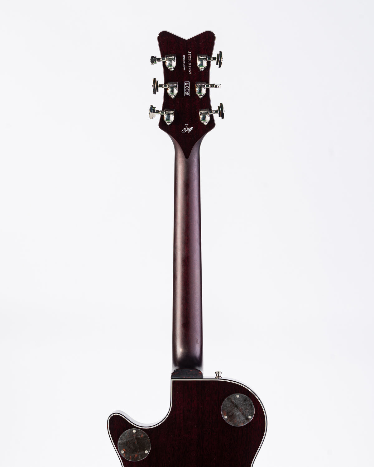 Gretsch G6134TFM-NH Nigel Hendroff Signature Penguin with Ebony Fingerboard - Dark Cherry Metallic Flame