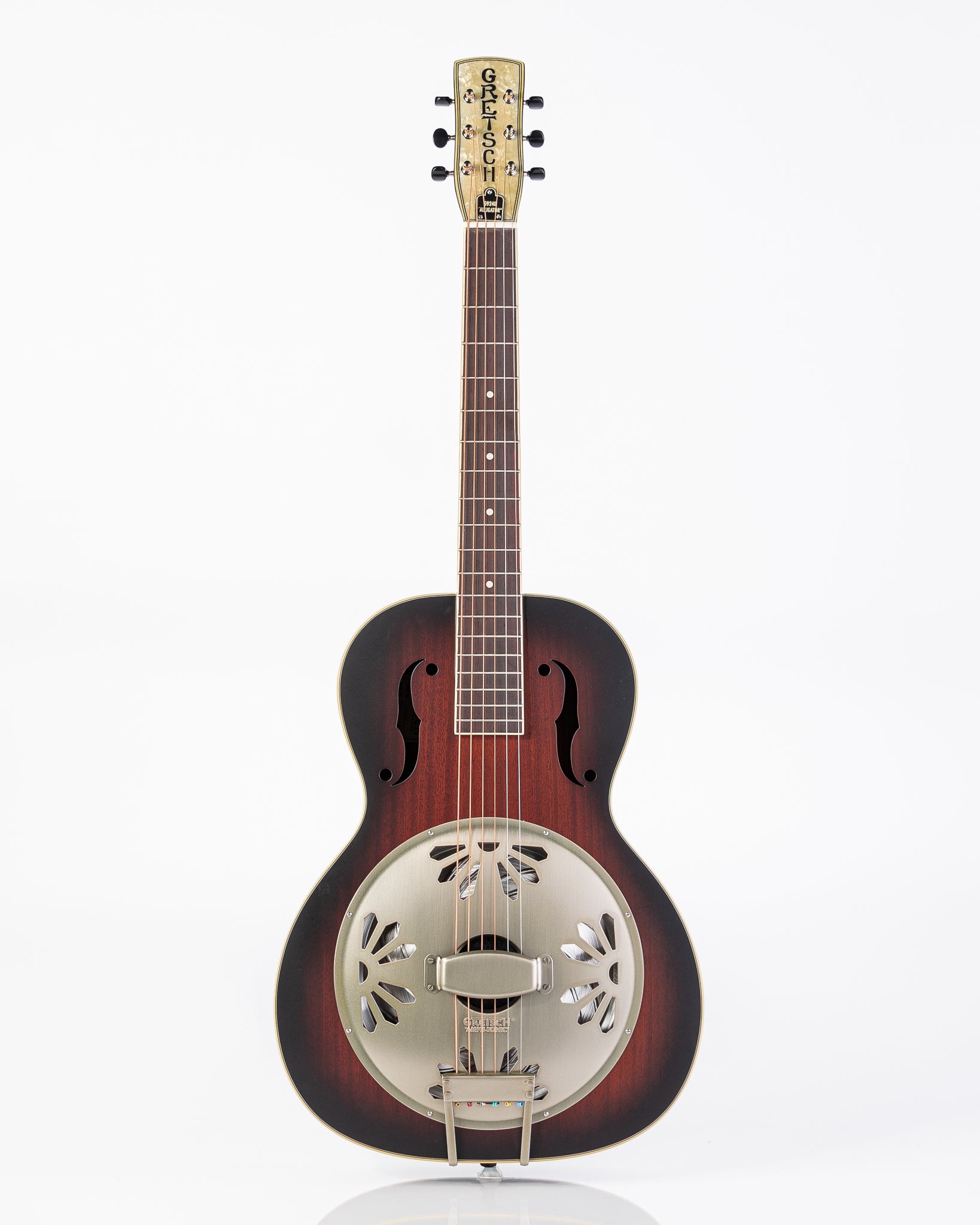 Gretsch G9240 Alligator Mahogany Body Biscuit Cone Resonator Guitar - 2-Color Sunburst