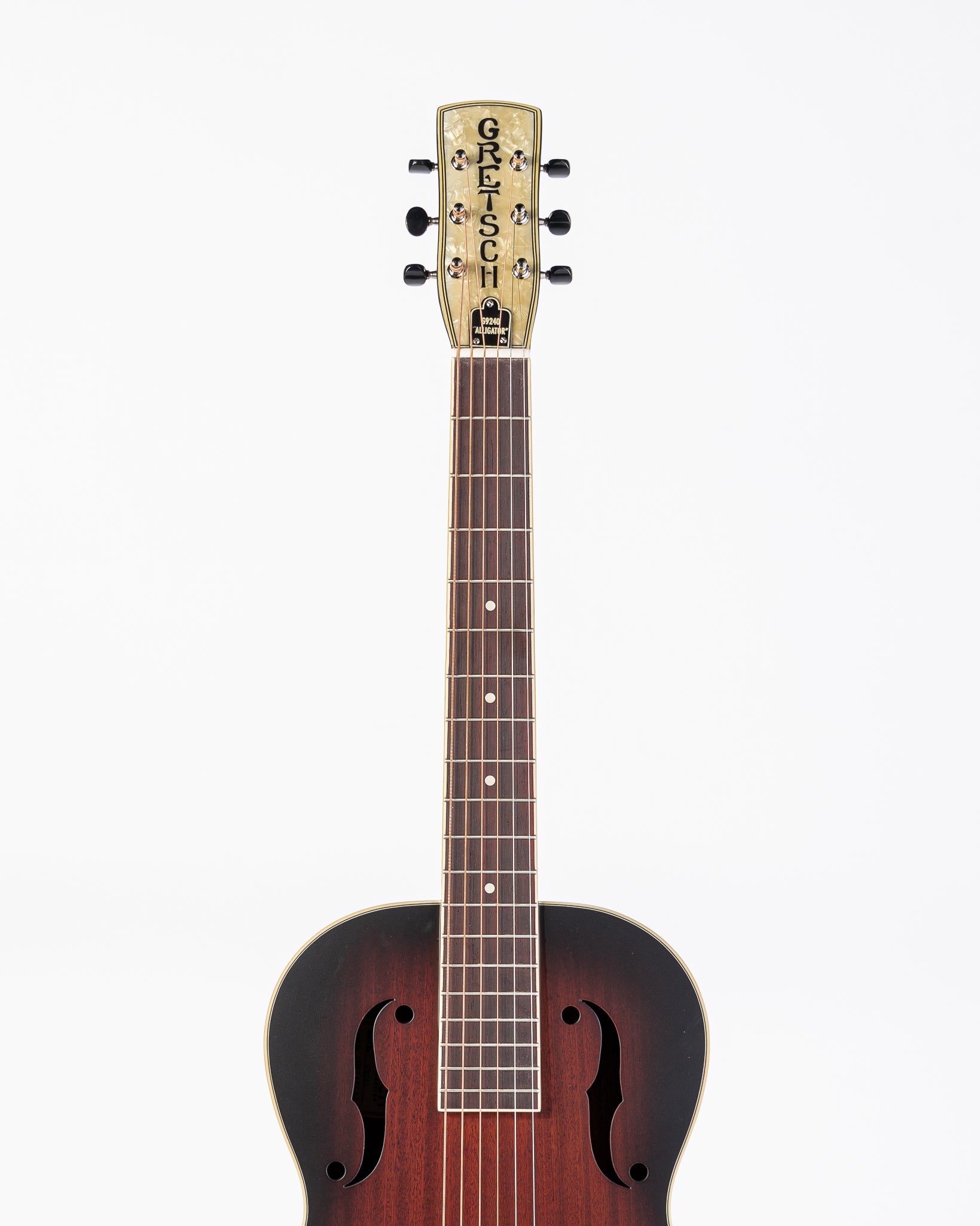 Gretsch G9240 Alligator Mahogany Body Biscuit Cone Resonator Guitar - 2-Color Sunburst