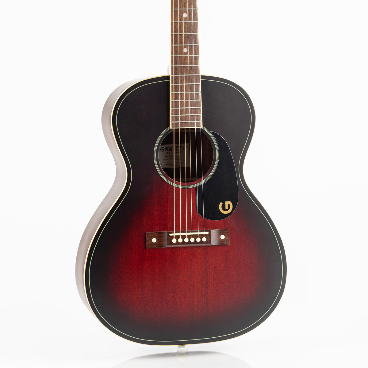 Gretsch Jim Dandy Concert Acoustic Guitar - Deep Cherry Burst