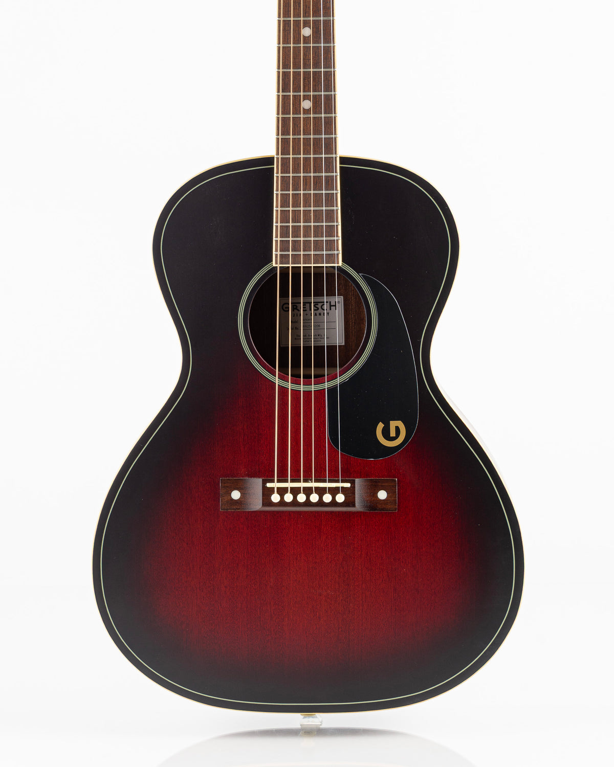 Gretsch Jim Dandy Concert Acoustic Guitar - Deep Cherry Burst