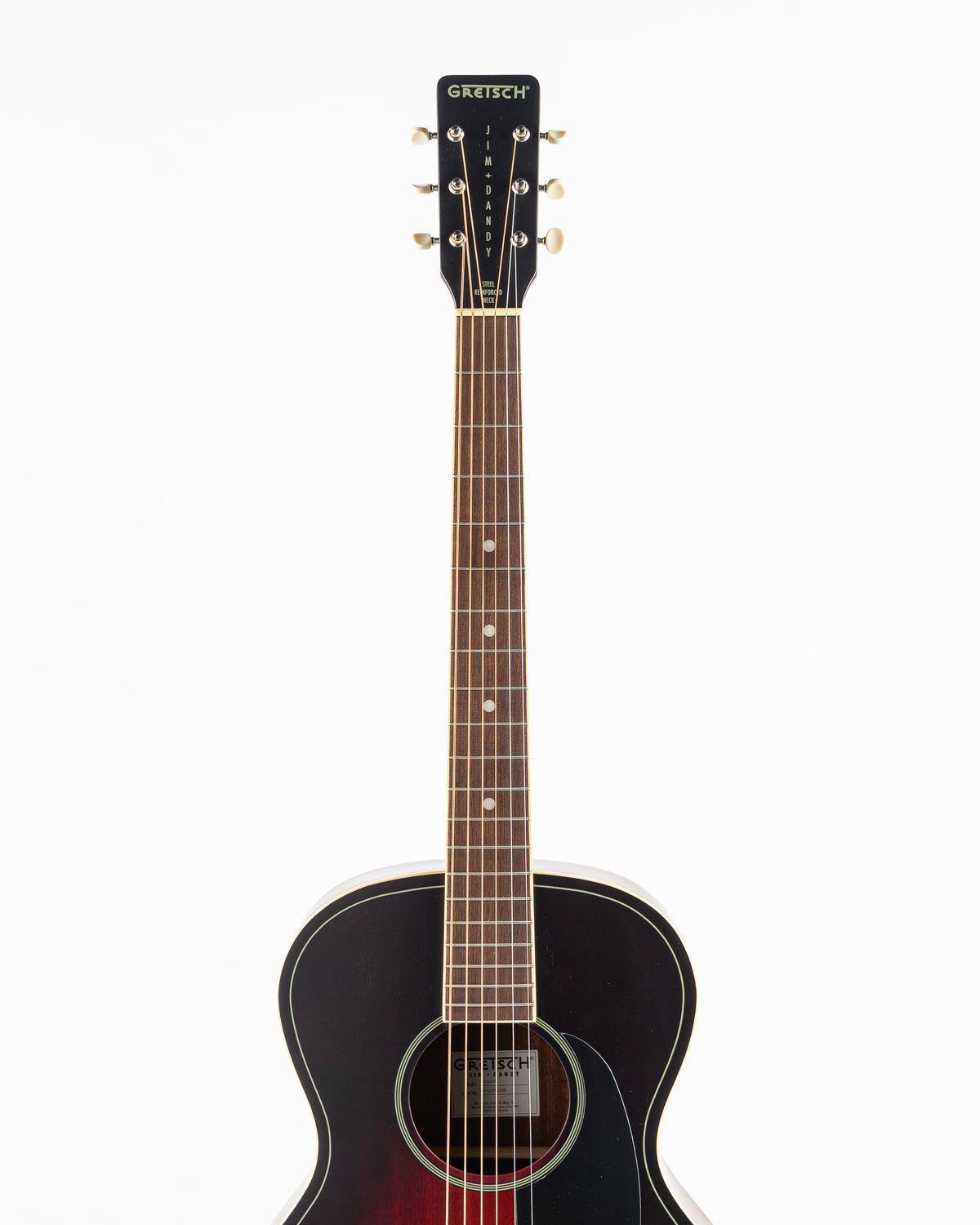 Gretsch Jim Dandy Concert Acoustic Guitar - Deep Cherry Burst