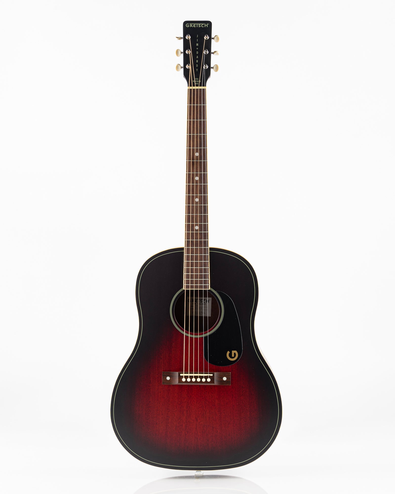 Gretsch Jim Dandy Dreadnought Acoustic Guitar - Deep Cherry Burst