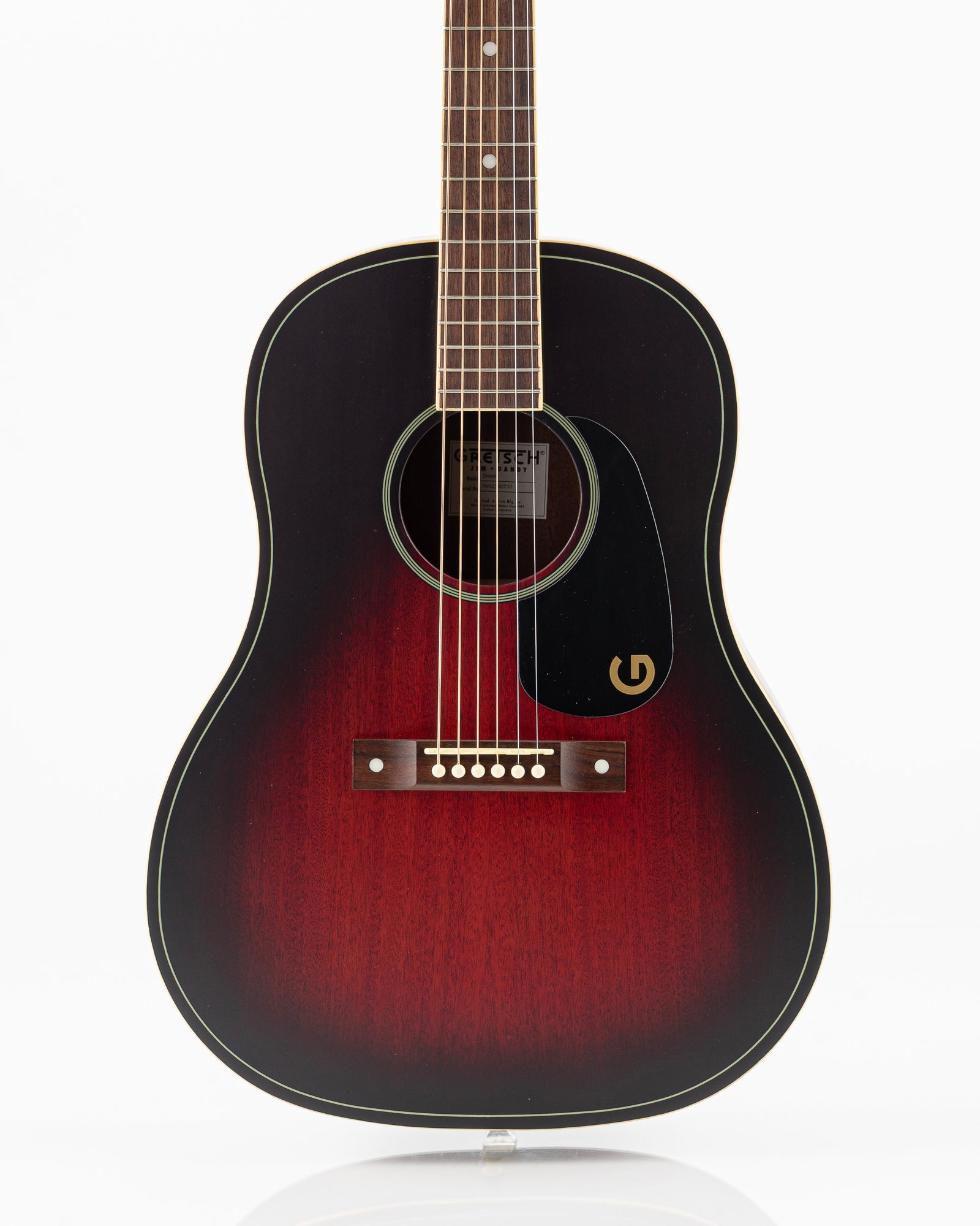 Gretsch Jim Dandy Dreadnought Acoustic Guitar - Deep Cherry Burst