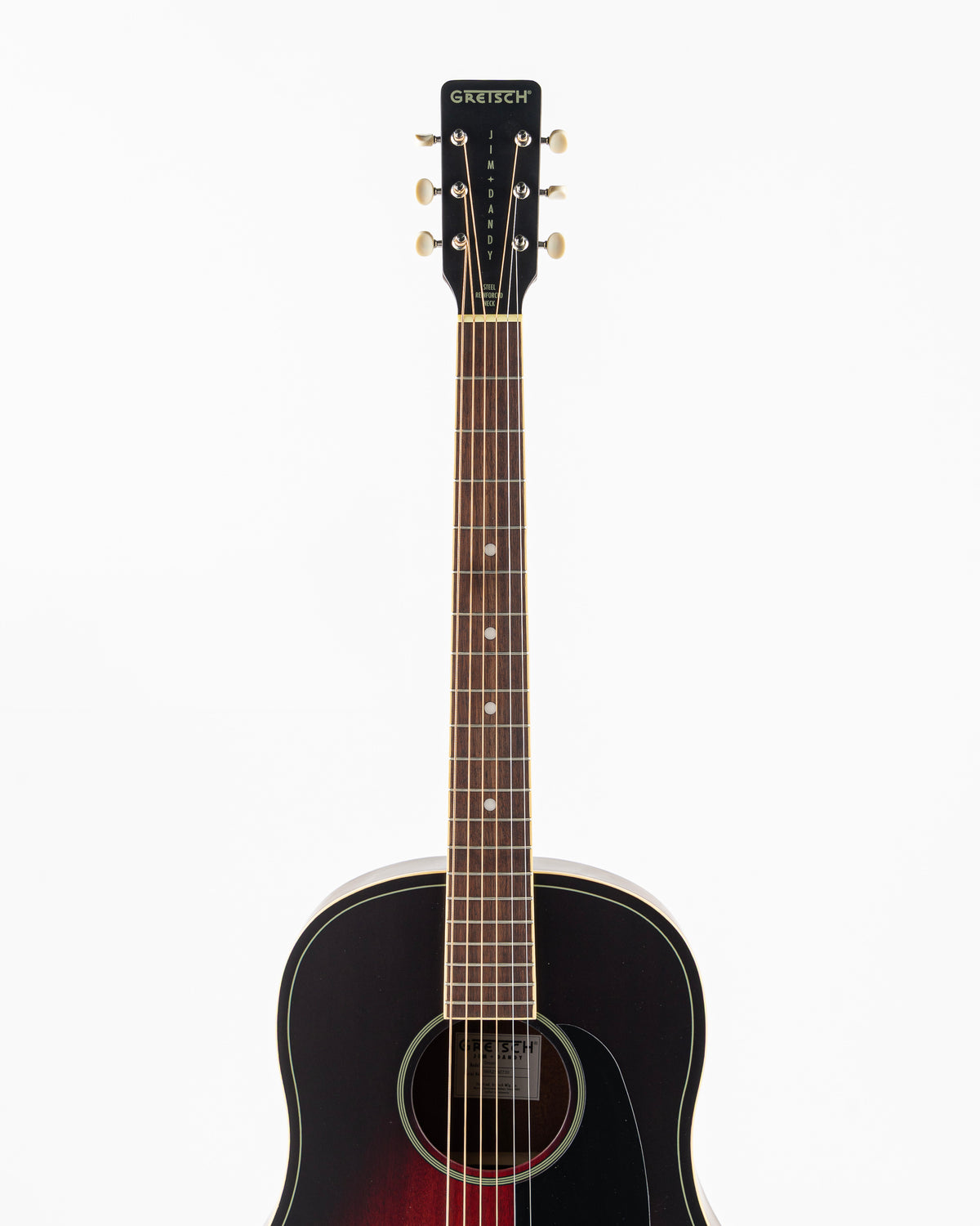 Gretsch Jim Dandy Dreadnought Acoustic Guitar - Deep Cherry Burst