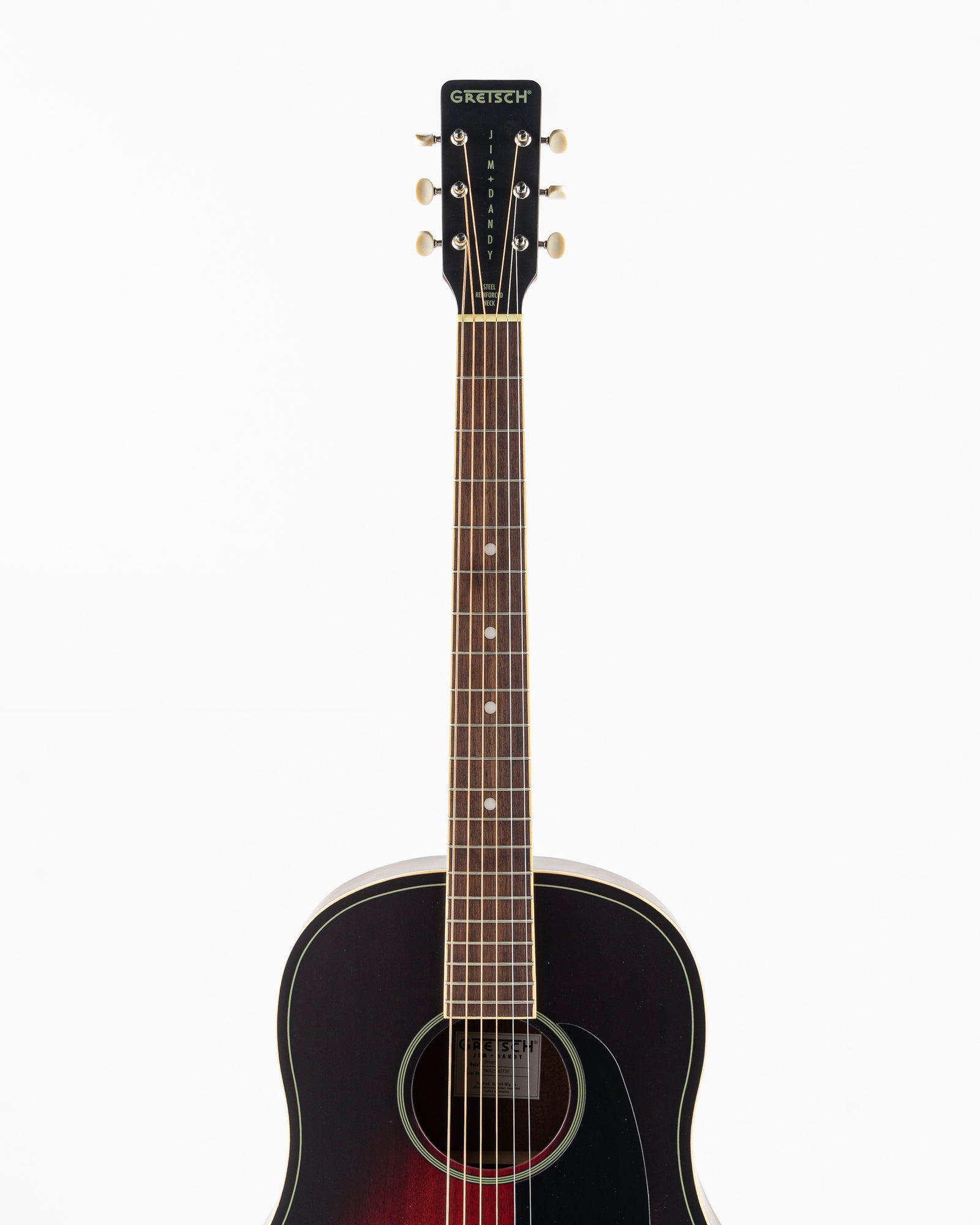 Gretsch Jim Dandy Dreadnought Acoustic Guitar - Deep Cherry Burst
