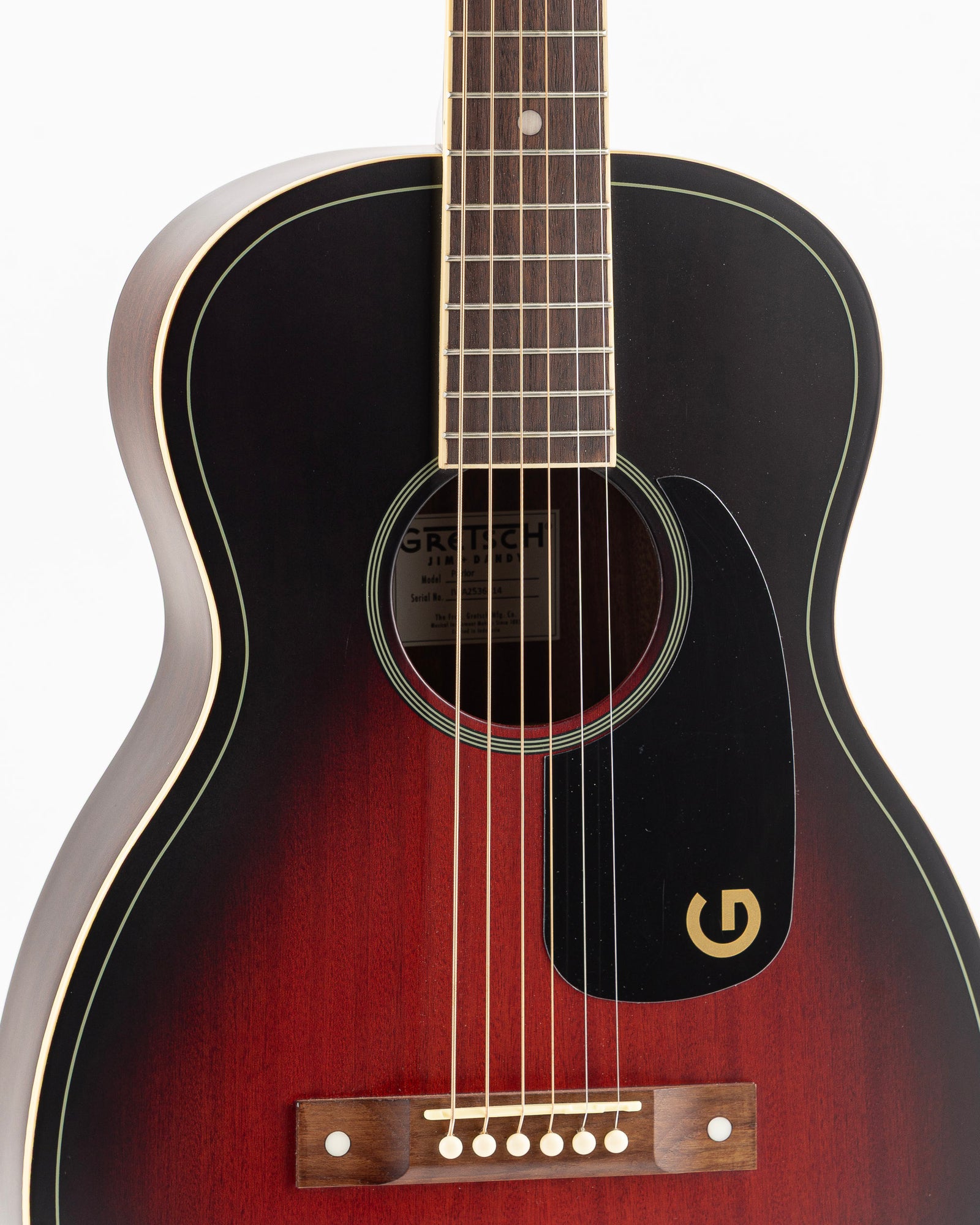 Gretsch Jim Dandy Parlor Acoustic Guitar - Deep Cherry Burst