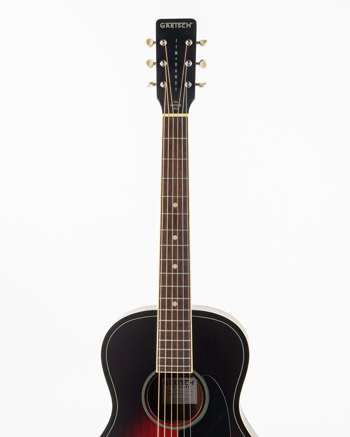Gretsch Jim Dandy Parlor Acoustic Guitar - Deep Cherry Burst