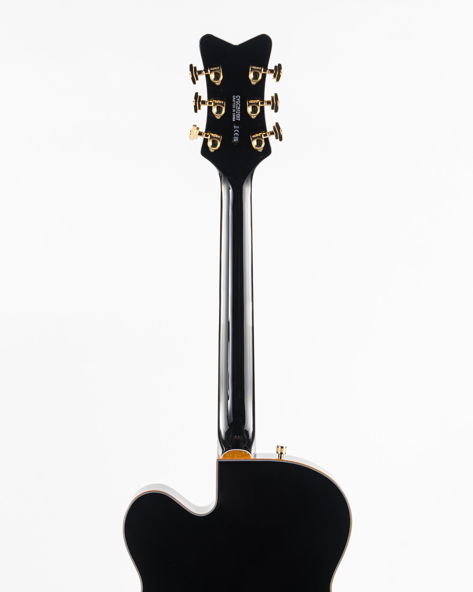 Gretsch Sychromatic Falcon Hollow-Body Single Cut with Bigsby Electric Guitar - Black