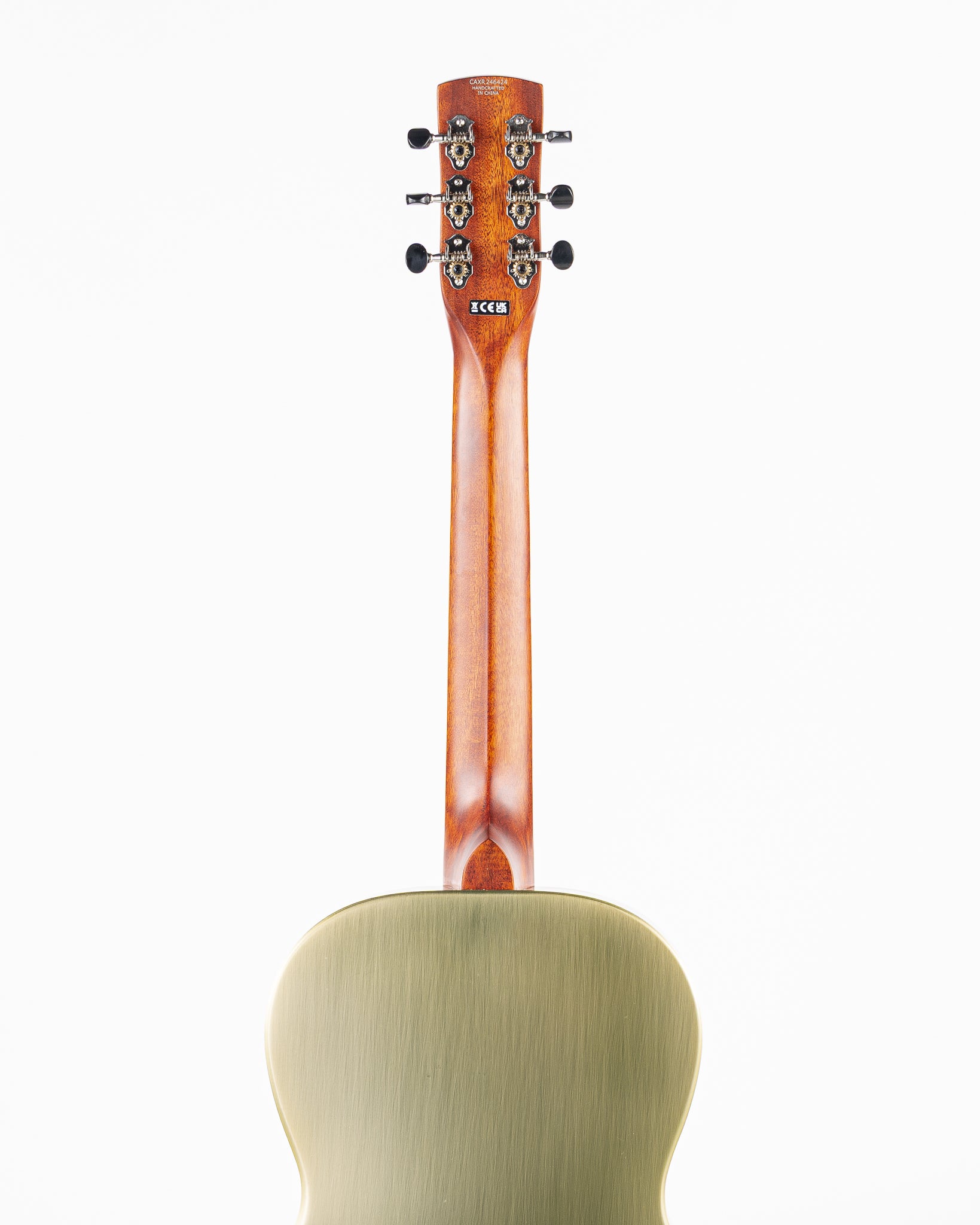 Gretsch G9202 Honey Dipper Special Round-Neck Brass Body Resonator Guitar - Bell Bronze