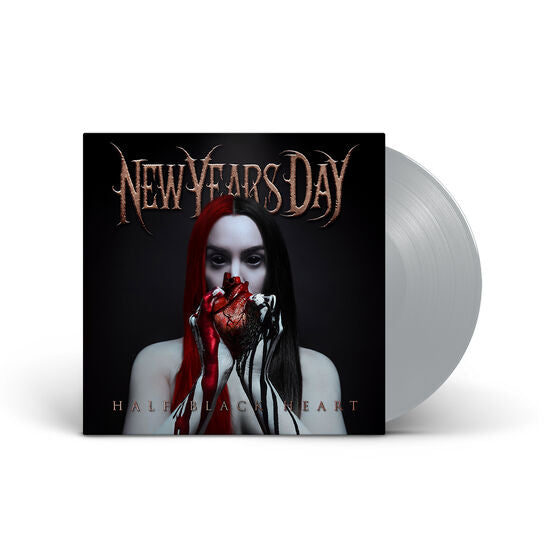 New Years Day - Half Black Heart (Silver Colored Vinyl)