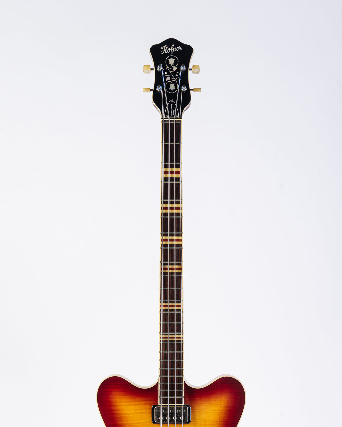 USED Hofner 500/7 Contemporary Bass Sunburst W/HSC