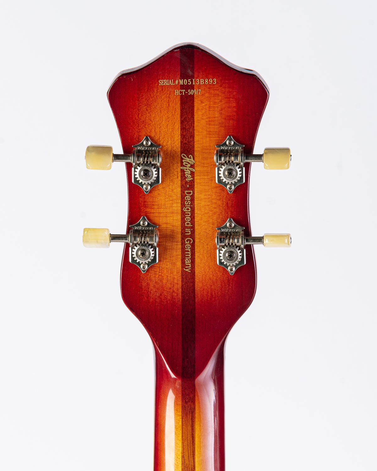 USED Hofner 500/7 Contemporary Bass Sunburst W/HSC
