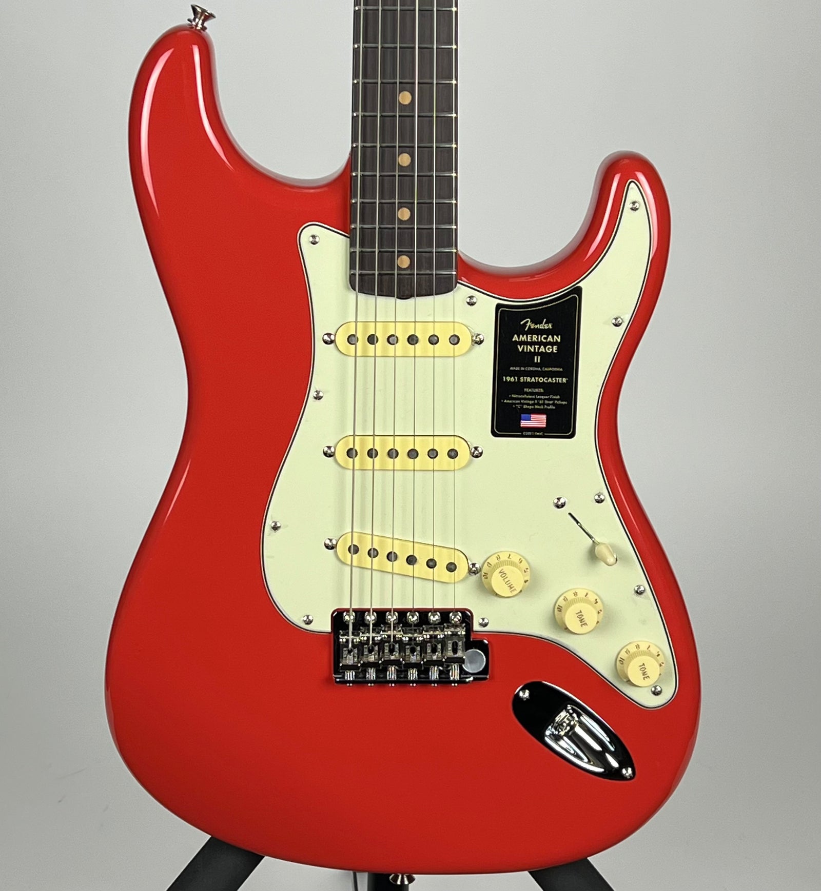 Fender American Vintage II 1961 Stratocaster Fiesta Red