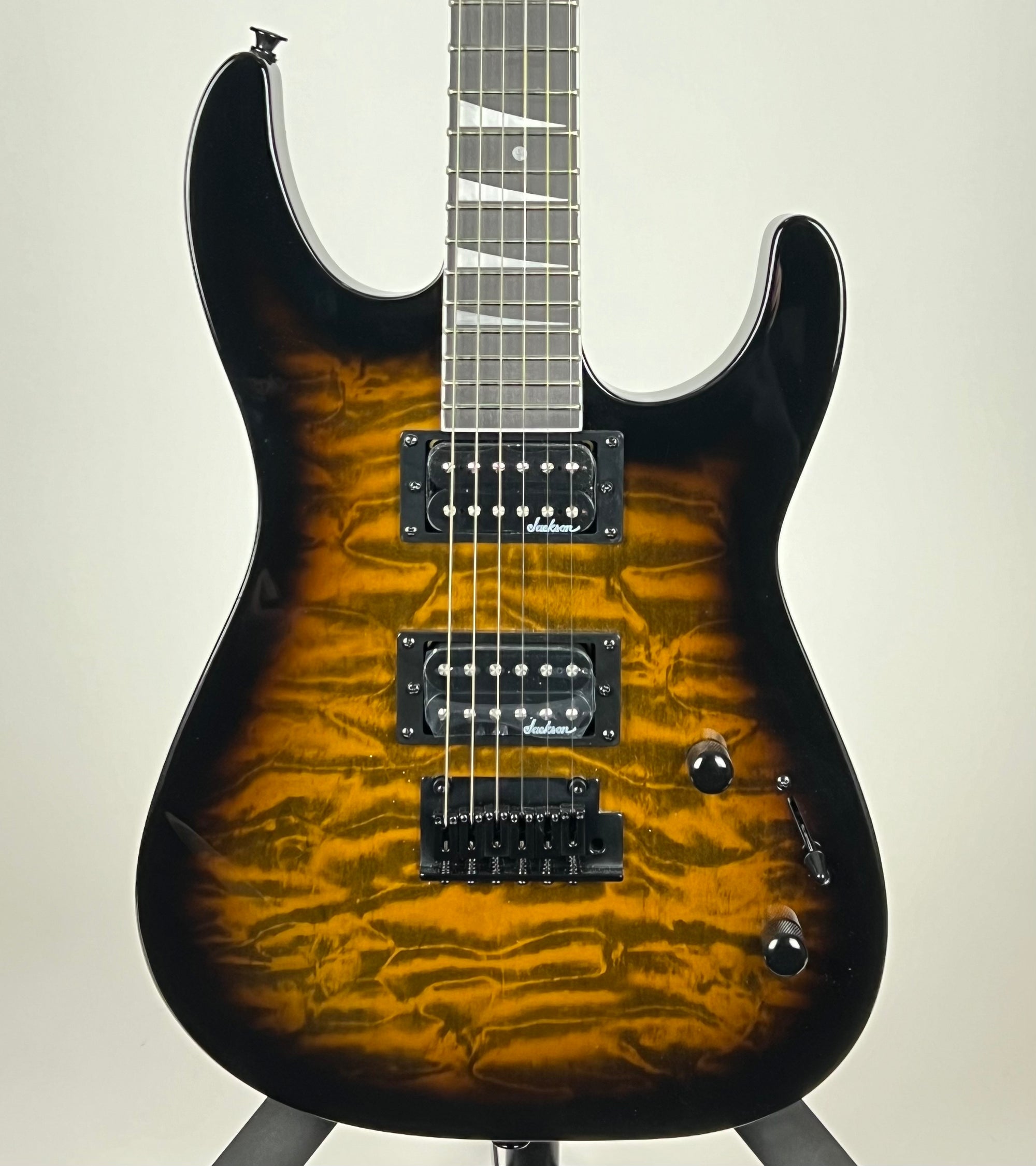 Jackson JS Series Dinky JS20 DKQ 2PT Transparent Tobacco Burst