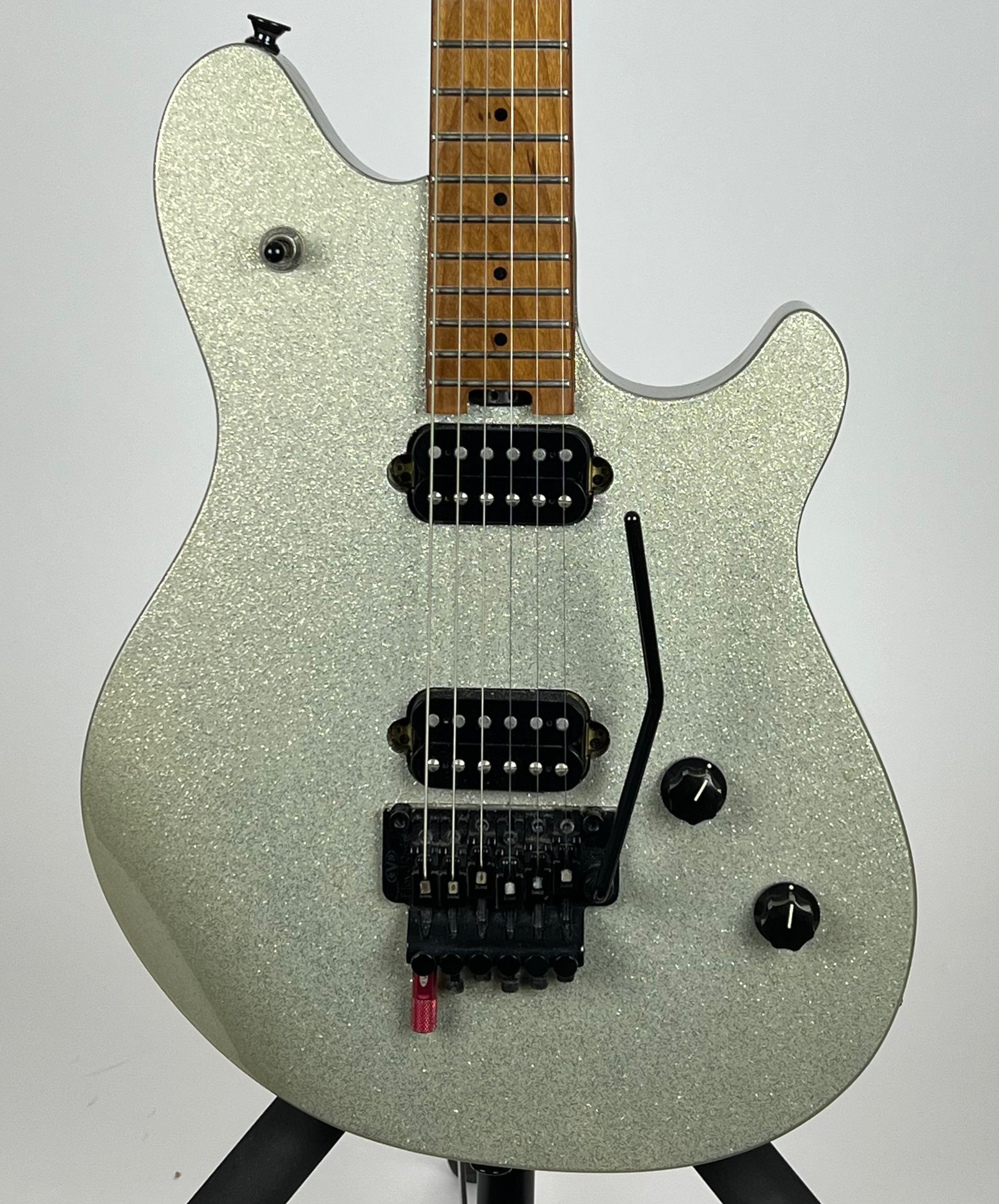 USED 2021 EVH Wolfgang Standard Silver Sparkle