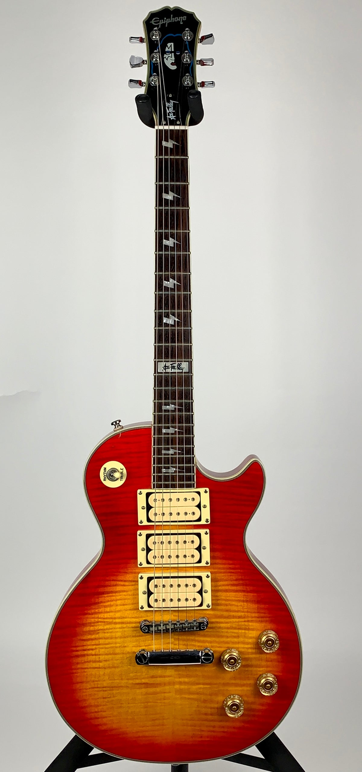 USED Epiphone Ace Frehley Signature Les Paul - Cherry Heritage Burst